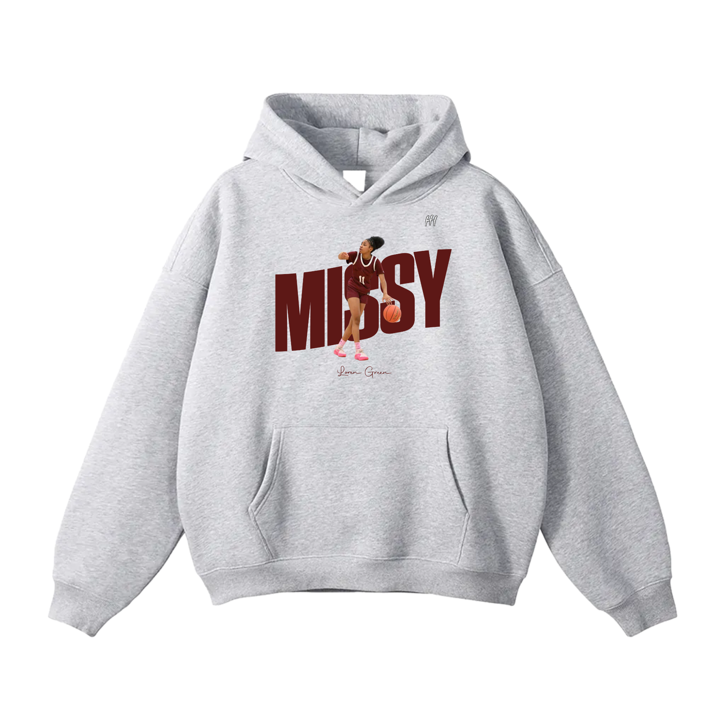 Loren Green Oversize Fleeced Hoodie