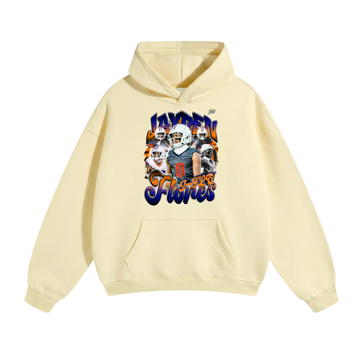 Jayden Flores Oversize Fleeced Hoodie
