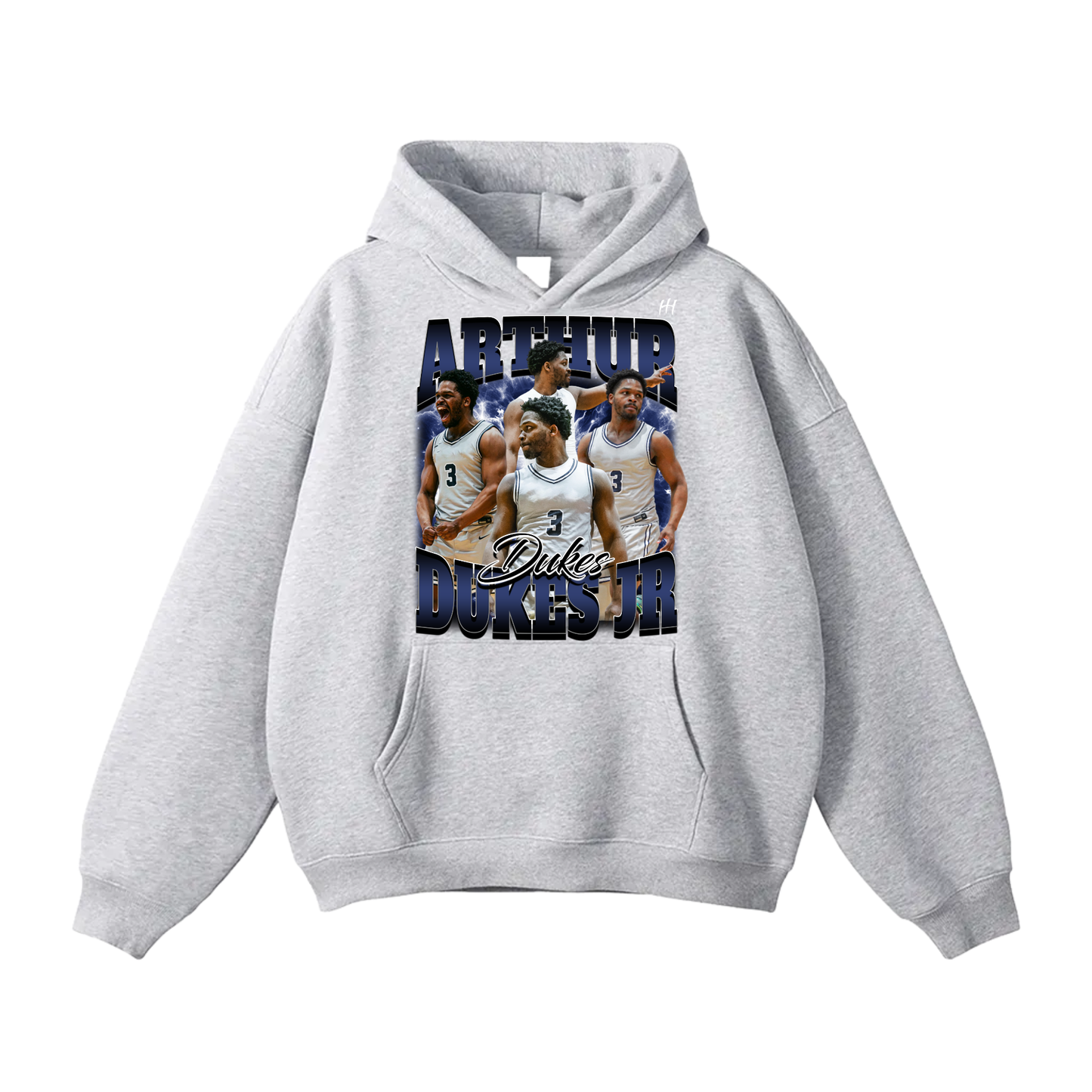 Arthur Dukes Jr Oversize Fleeced Hoodie