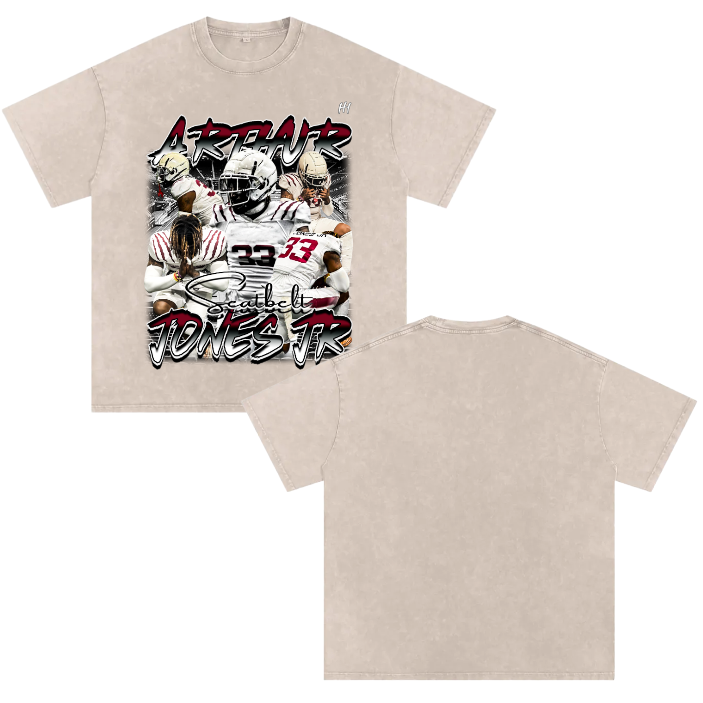 Arthur Jones Jr Heavyweight Oversized T-shirt