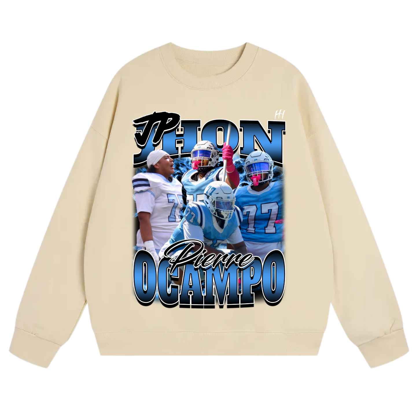 Jhon Pierre Ocampo Heavyweight Crewneck Sweatshirt