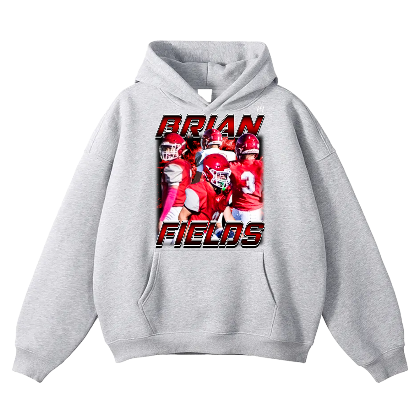Brian Fields Oversize Fleeced Hoodie