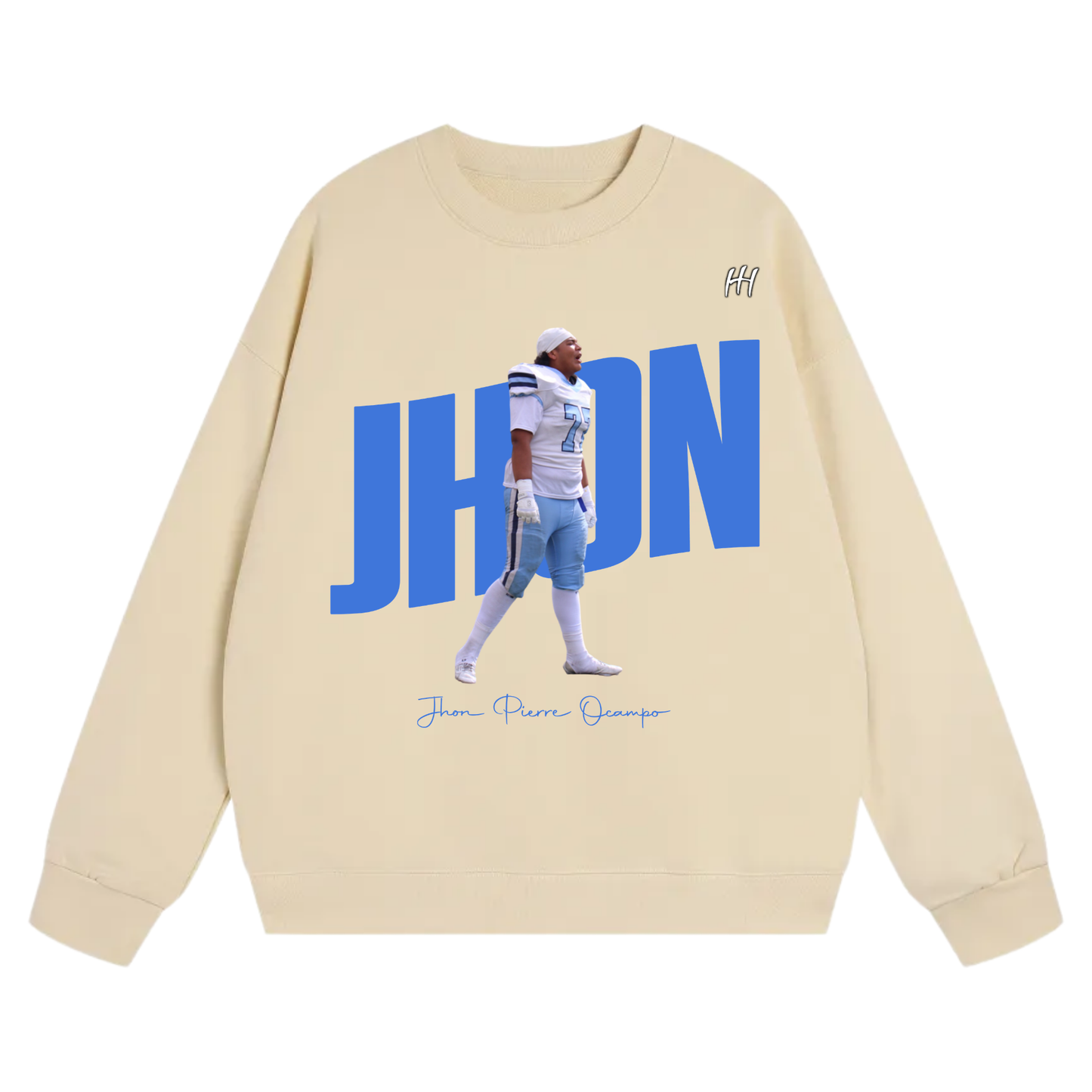 Jhon Pierre Ocampo Heavyweight Crewneck Sweatshirt