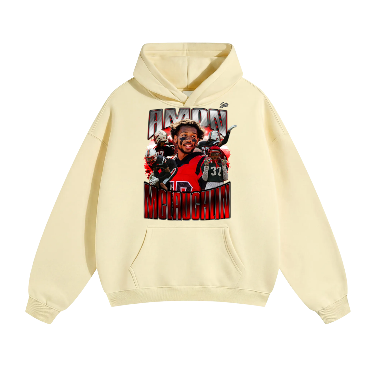 Amon McLaughlin Oversize Fleeced Hoodie