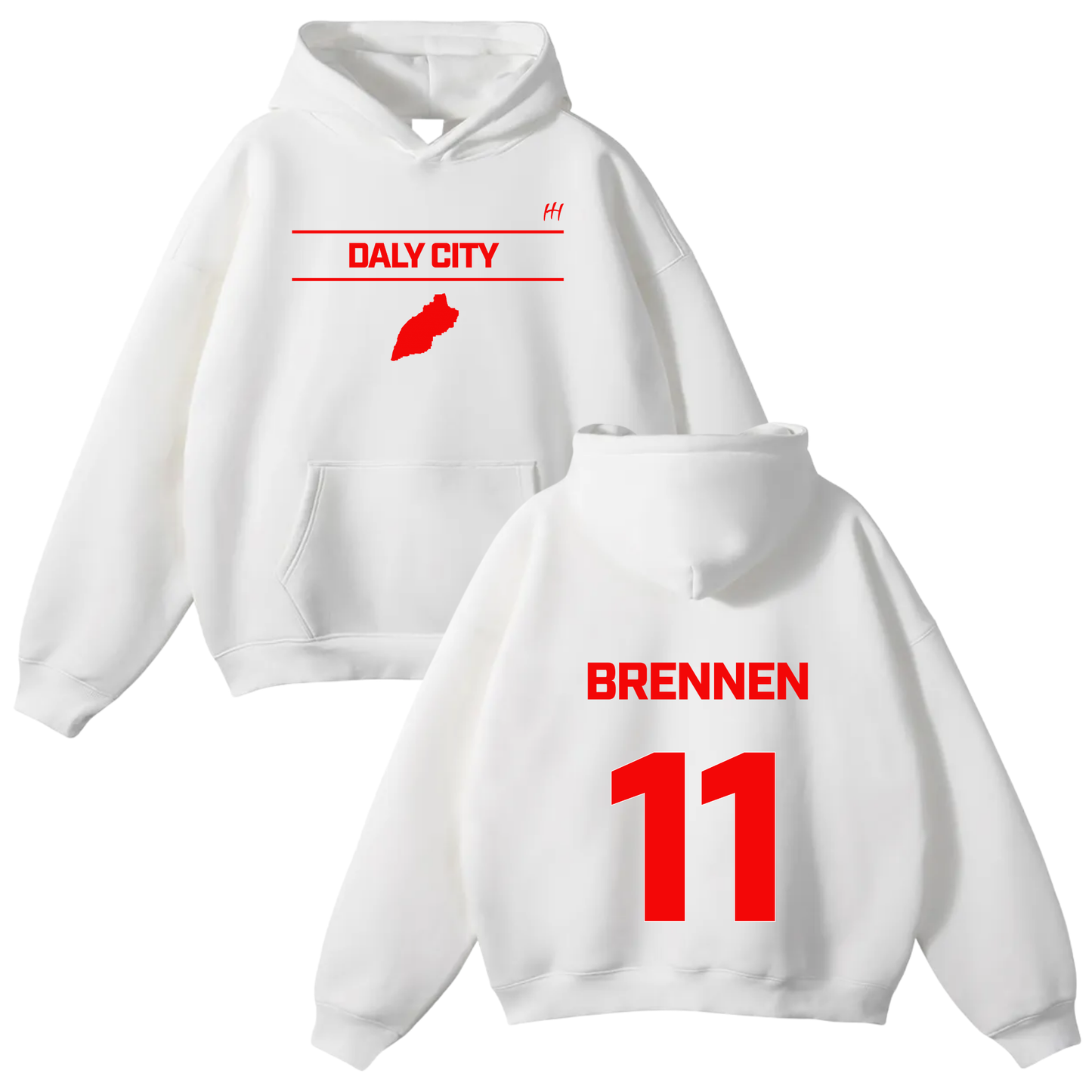 Brennen Baluyut Oversize Fleeced Hoodie