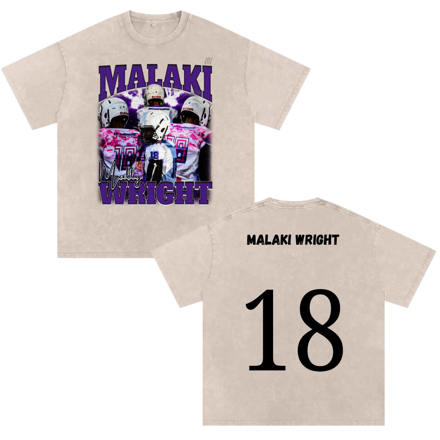 Malaki Wright Heavyweight Oversized T-shirt