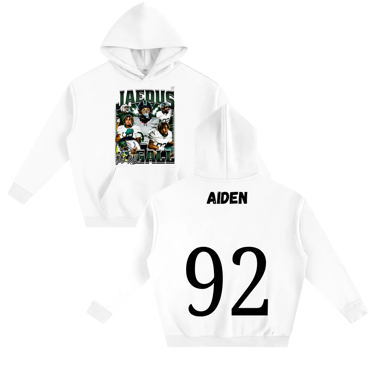 Jaedus Gall Oversize Fleeced Hoodie