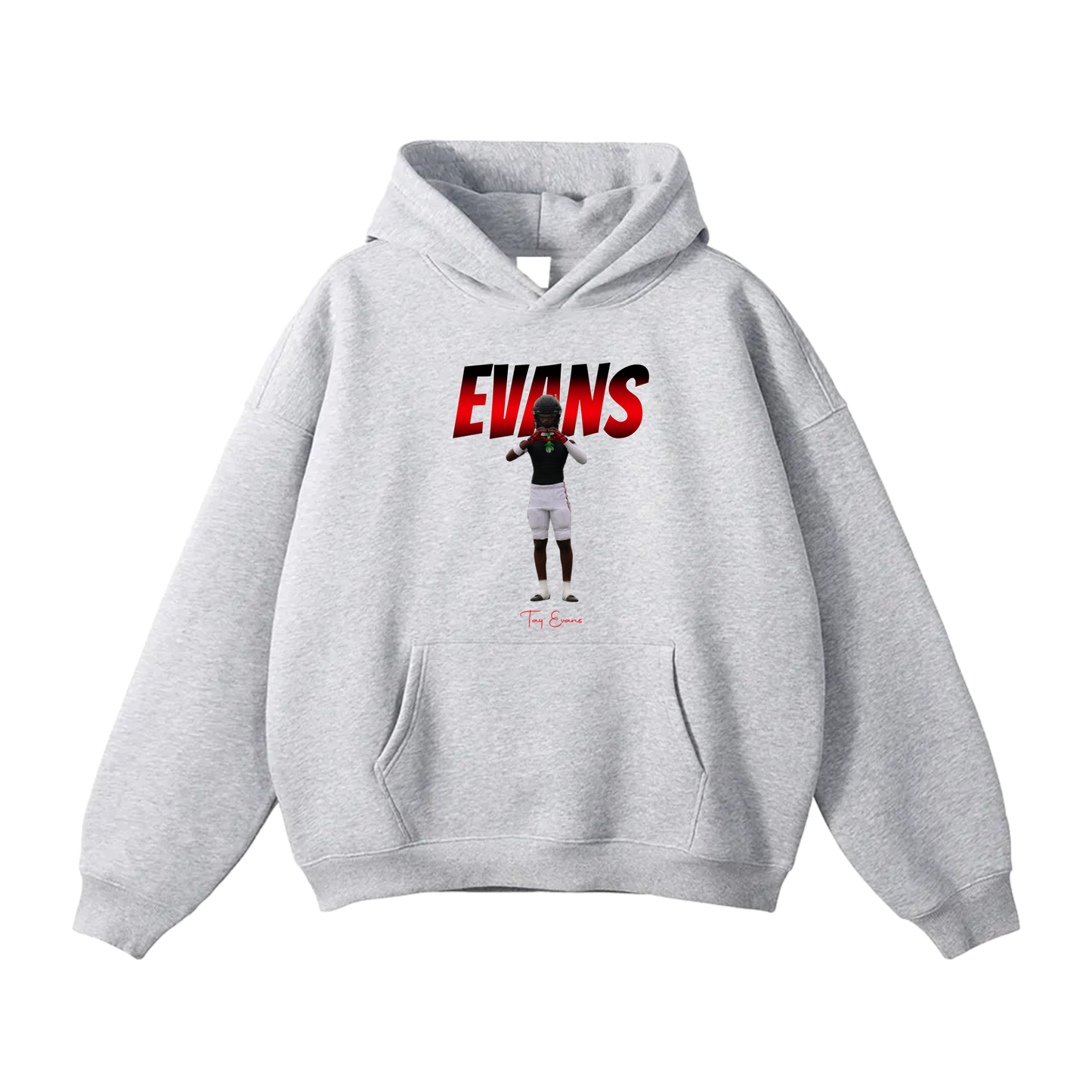 Tay Evans Oversize Fleeced Hoodie