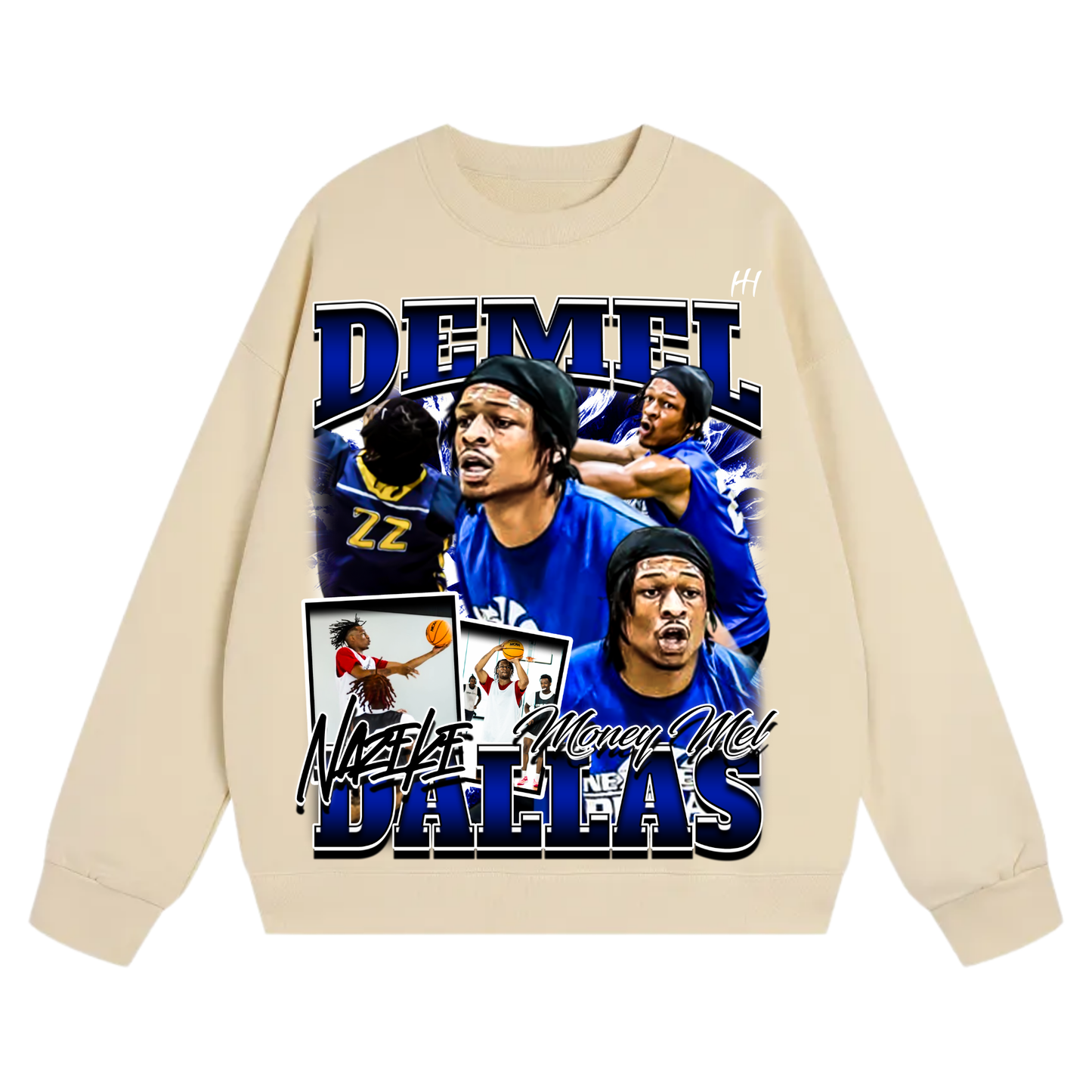 Demel Nazeke Dallas Heavyweight Crewneck Sweatshirt
