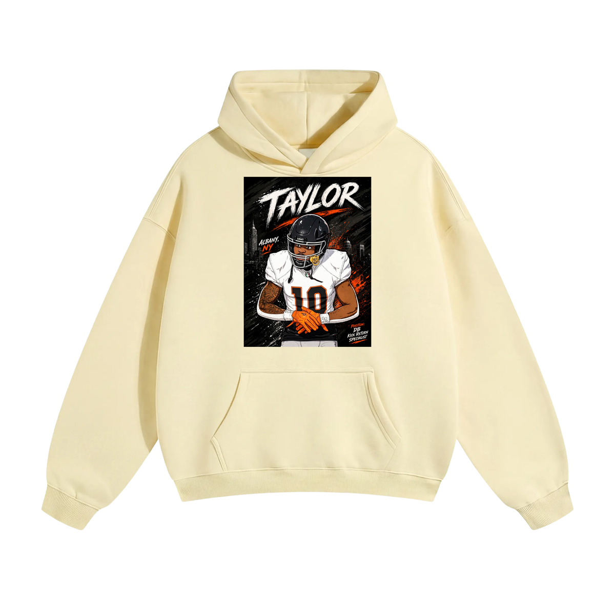 Taurian Taylor Oversize Fleeced Hoodie