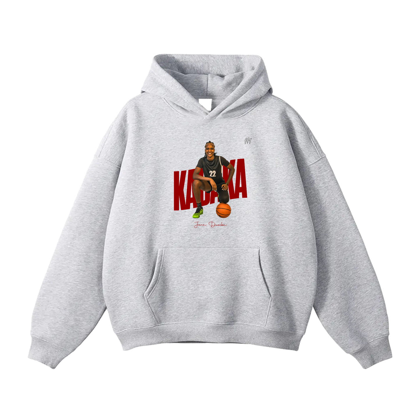Jane Dusabe Oversize Fleeced Hoodie