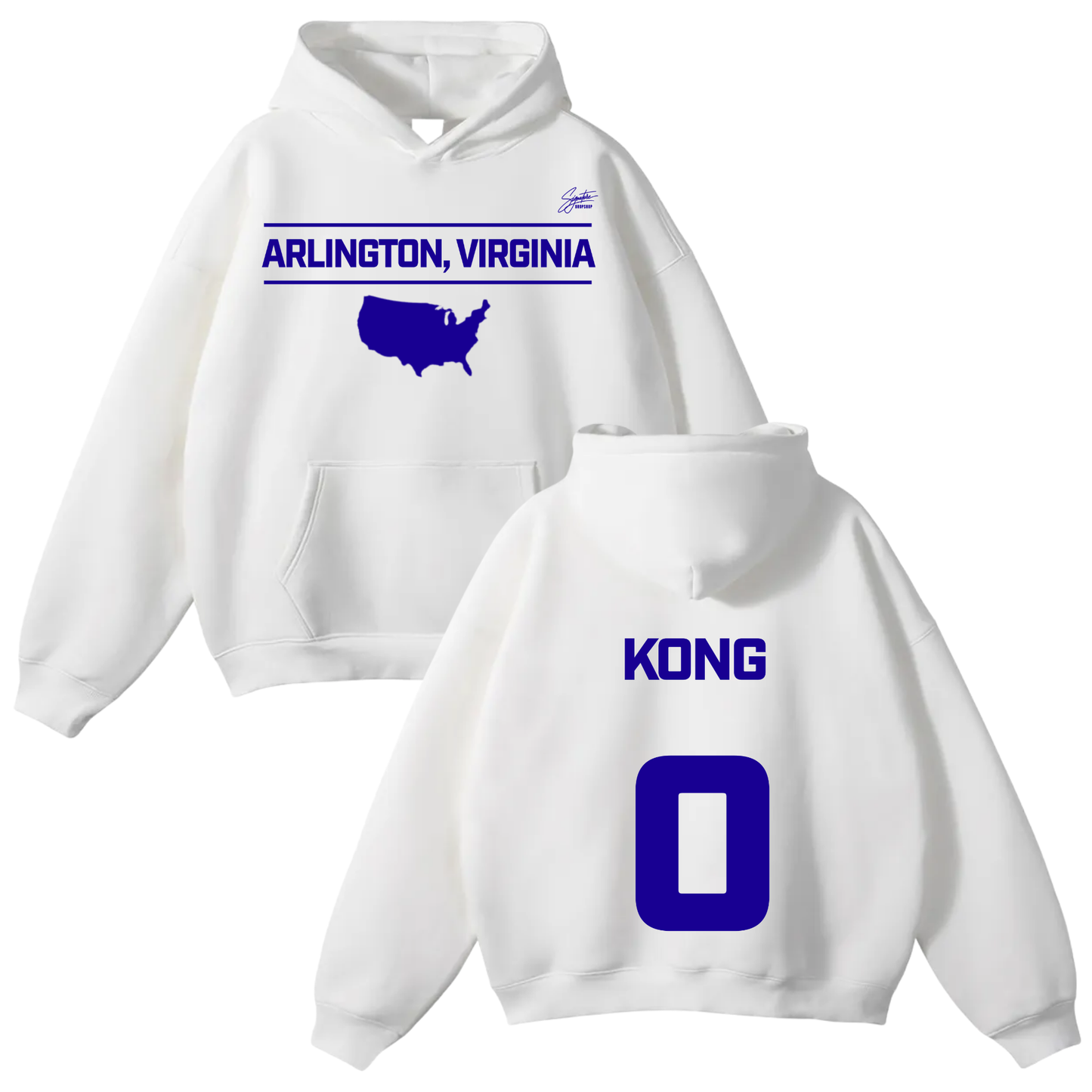 Liech Kong Oversize Fleeced Hoodie