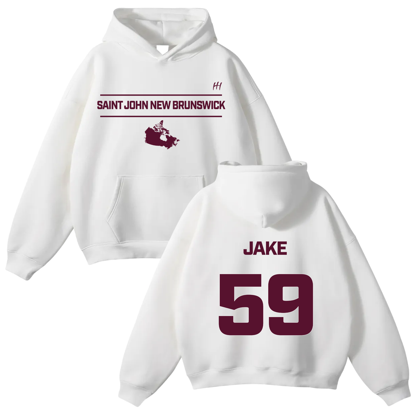 Jake DeBow Oversize Fleeced Hoodie