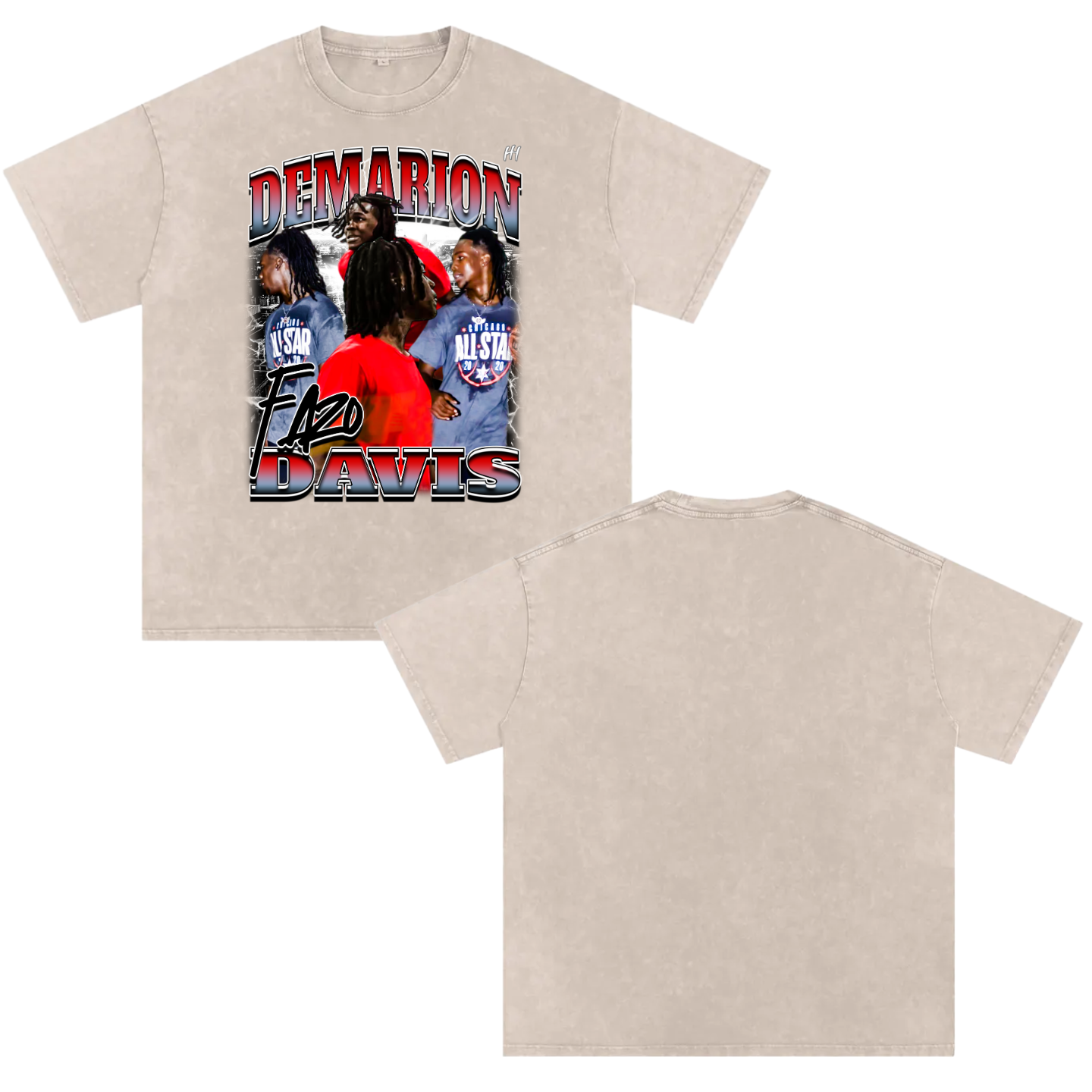 Demarion Davis Heavyweight Oversized T-shirt