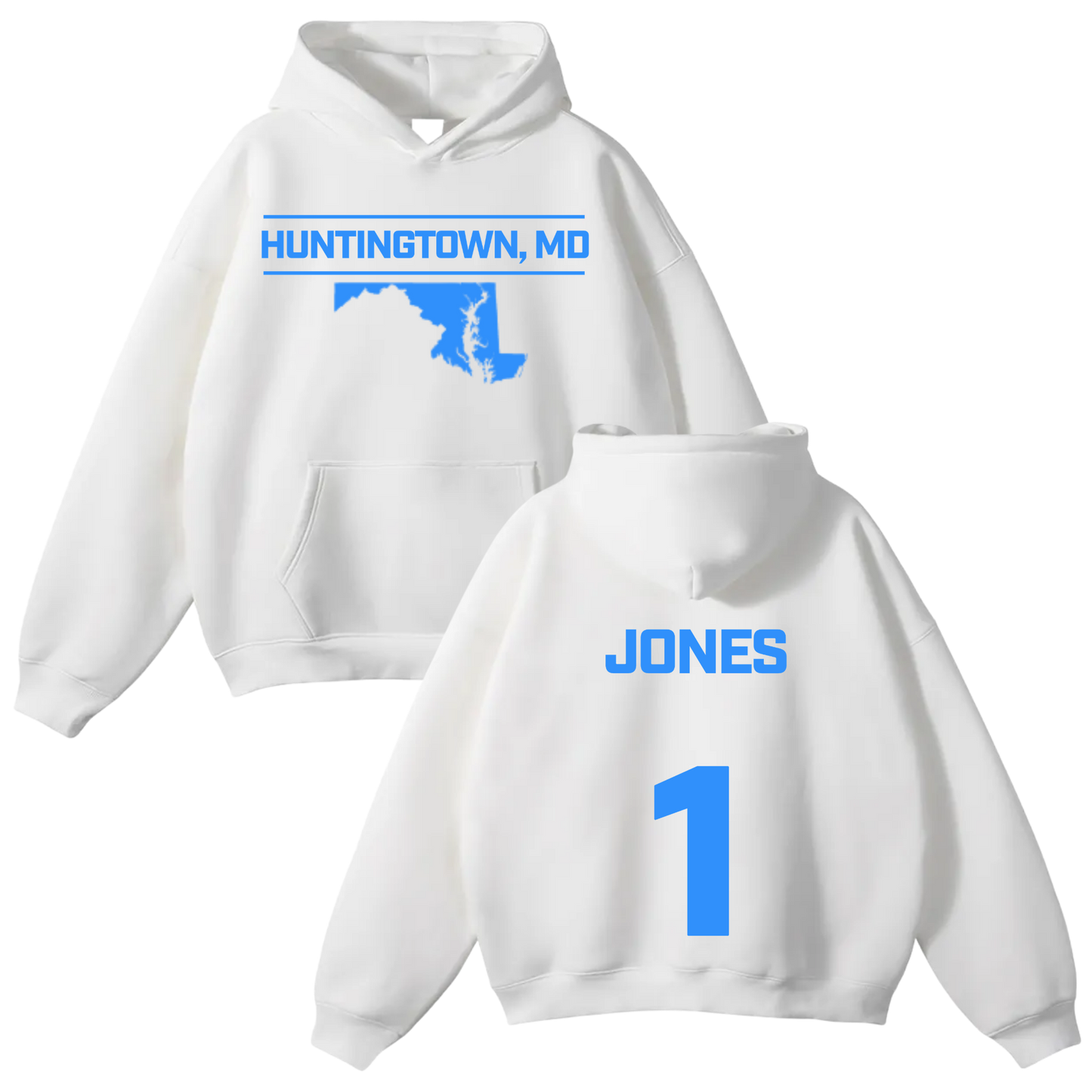 Xavier Jones Oversize Fleeced Hoodie