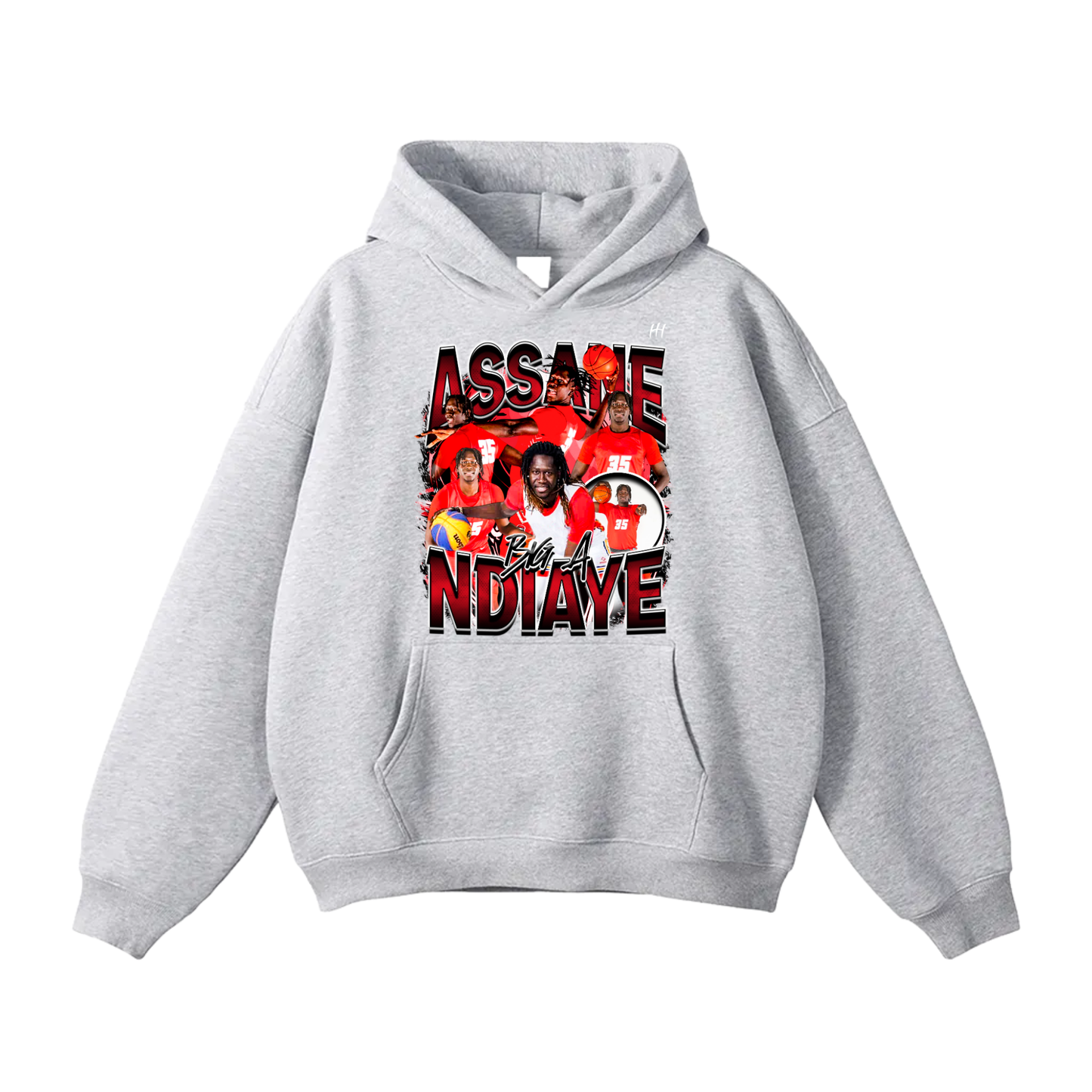 Assane Ndiaye Oversize Fleeced Hoodie