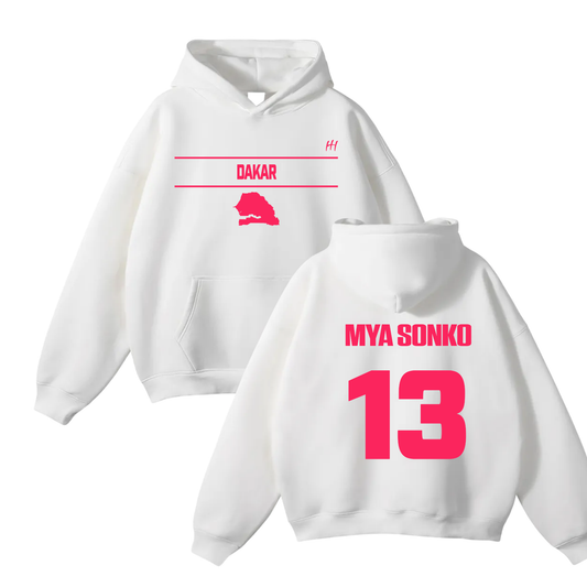 Aminata Sonko Oversize Fleeced Hoodie