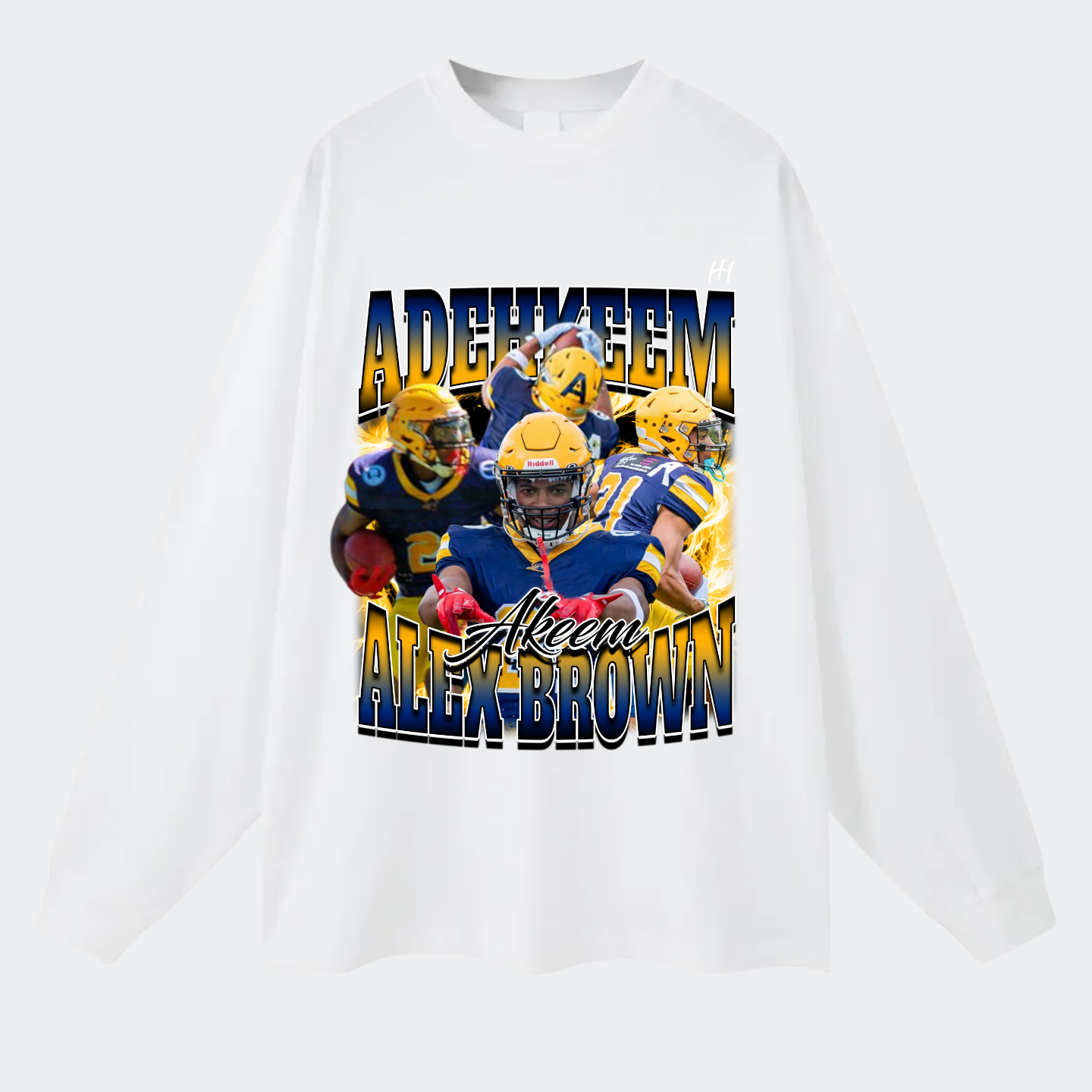 Adehkeem Alex Brown Long Sleeve Tee