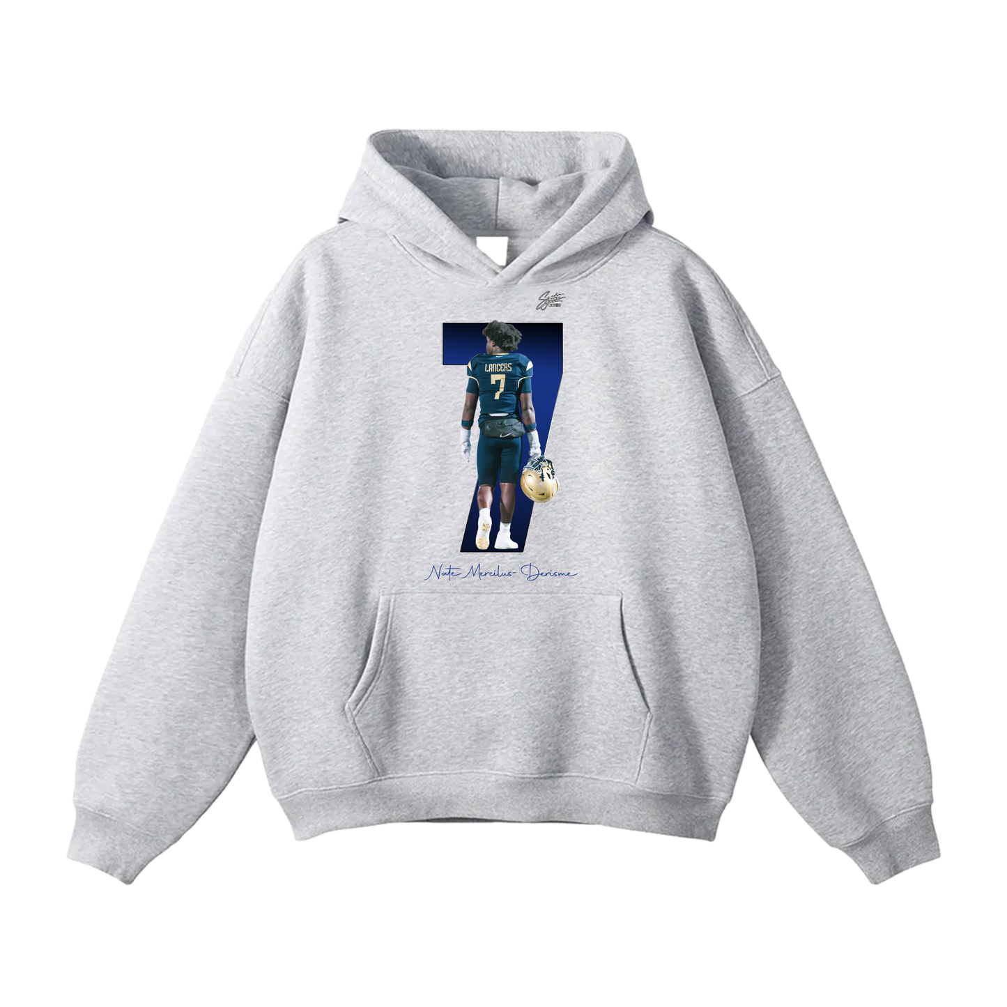 Nate Mercilus Derisme Oversize Fleeced Hoodie