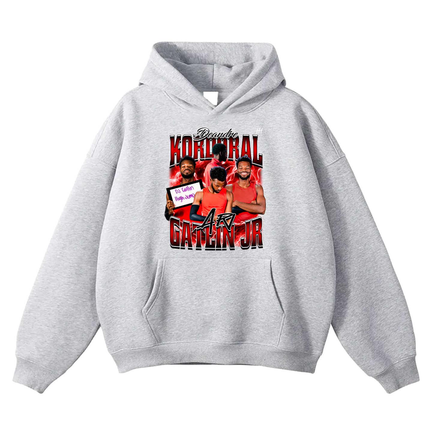 Deandre Kordoral Gatlin Jr Oversize Fleeced Hoodie