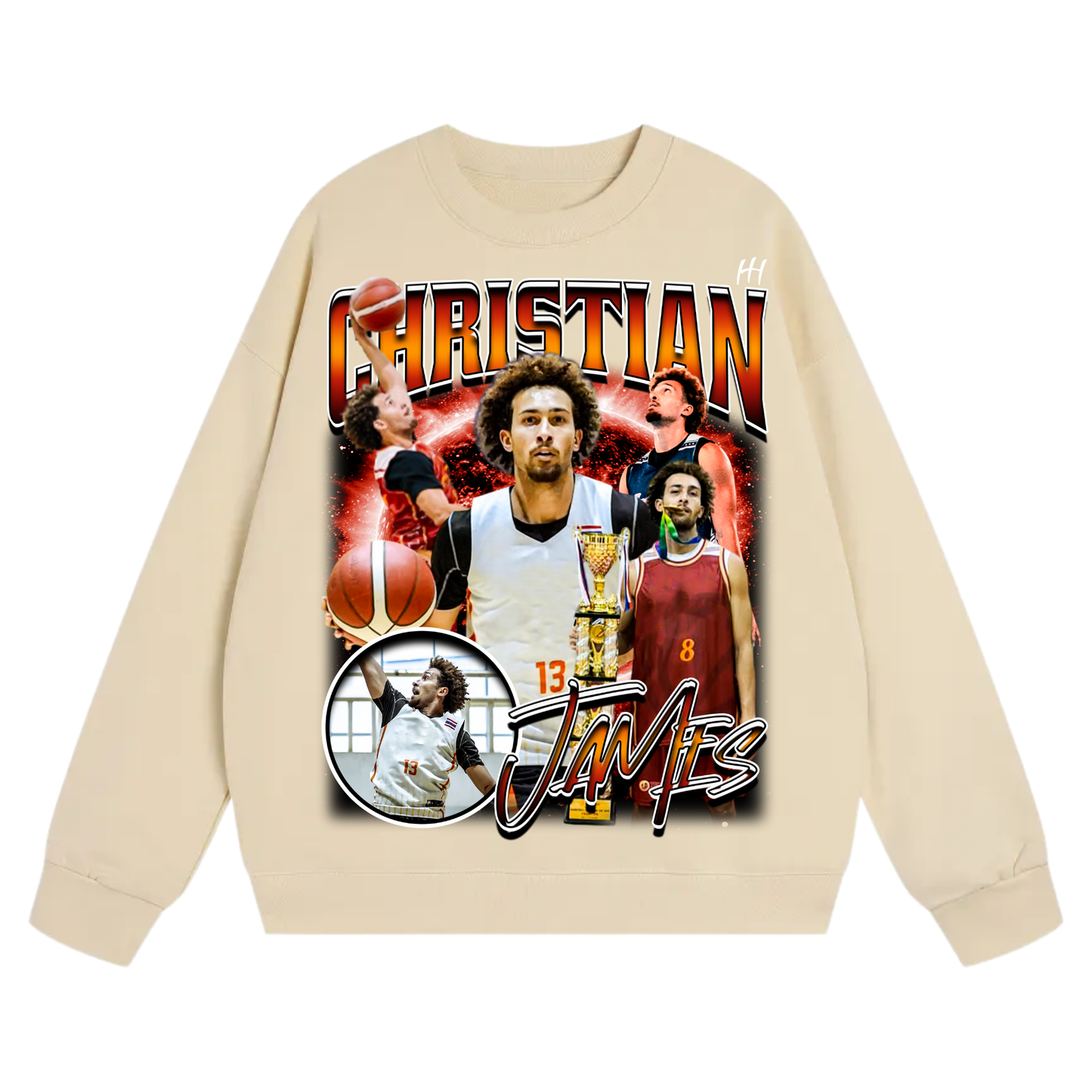 Christian James Heavyweight Crewneck Sweatshirt