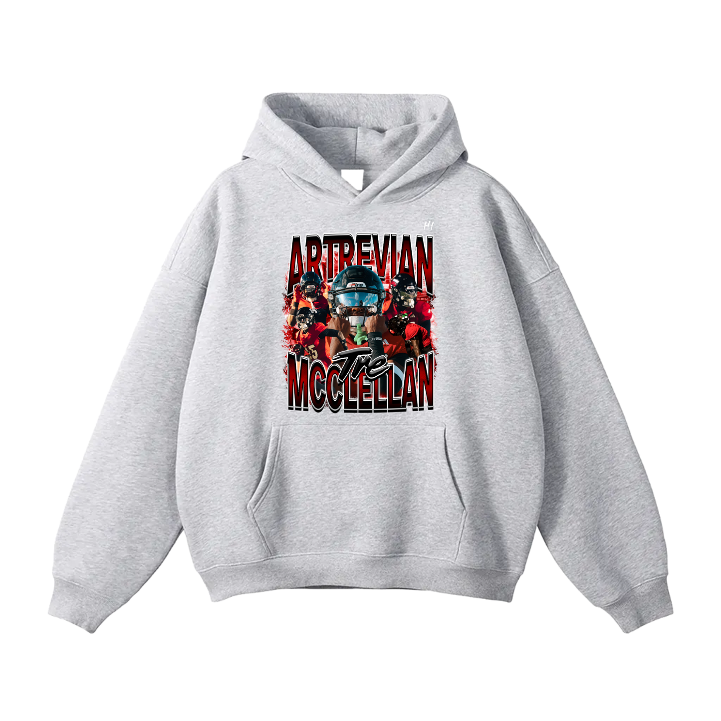 Artrevian Mcclellan Oversize Fleeced Hoodie