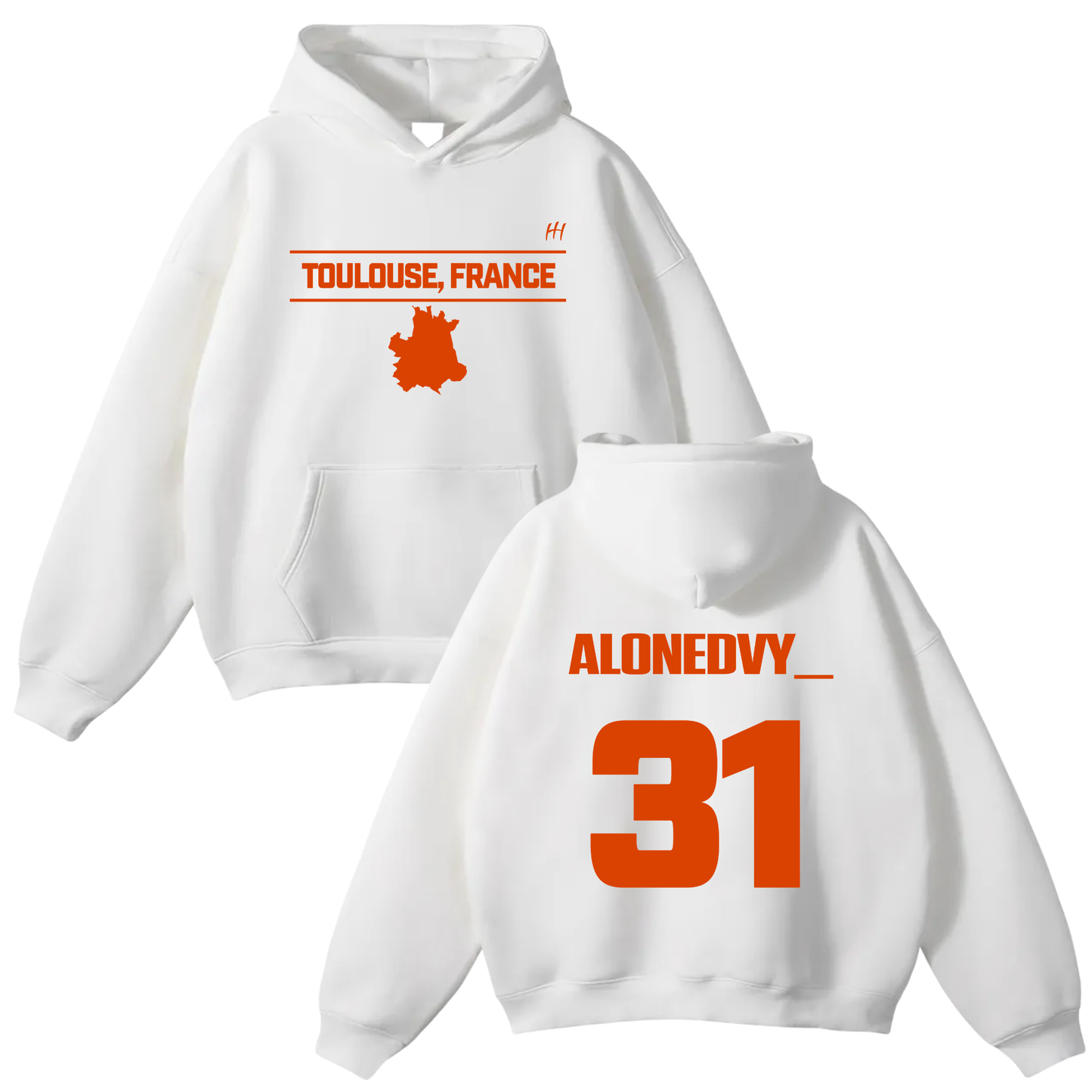 Davy Coffie Oversize Fleeced Hoodie