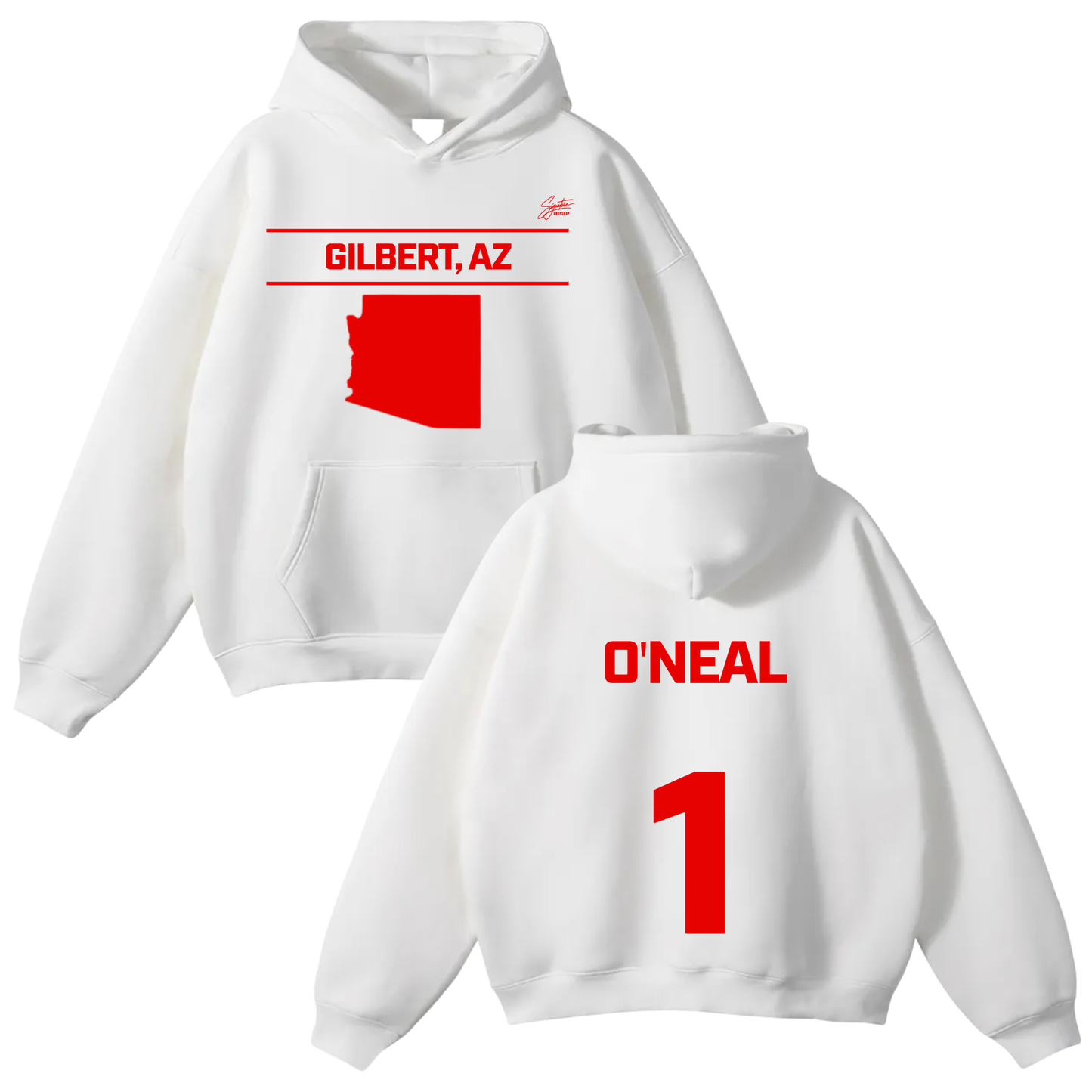 Jaxson O'Neal Oversize Fleeced Hoodie