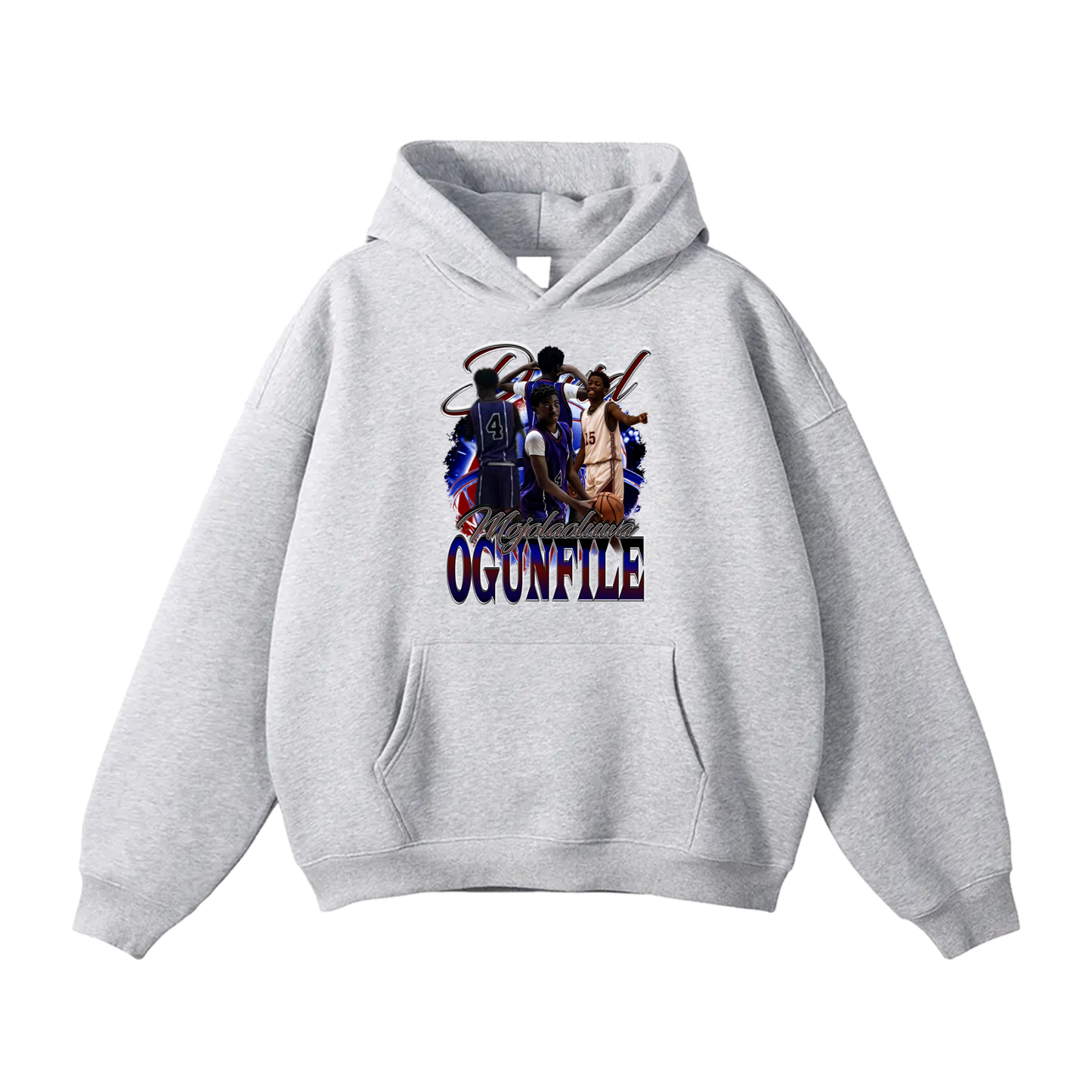 Mojolaoluwa Ogunfile Oversize Fleeced Hoodie