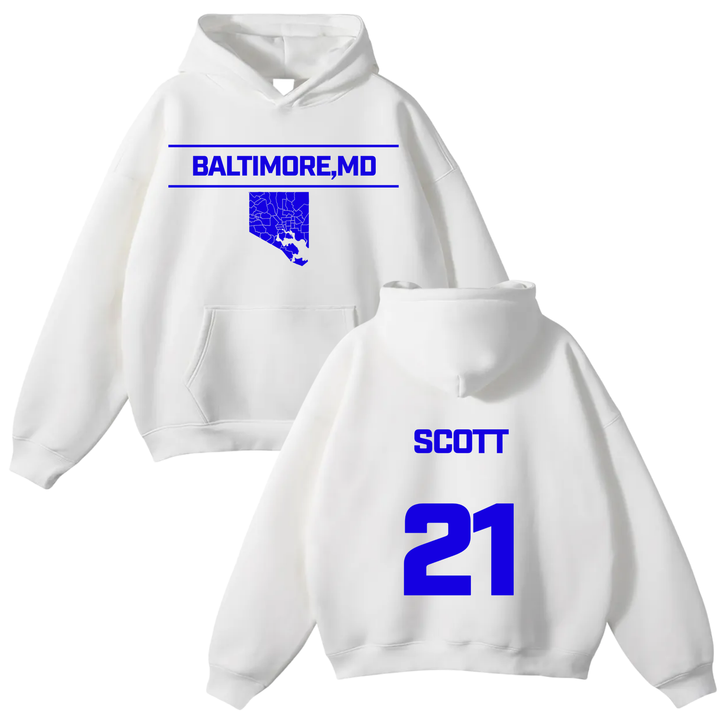 Kamren Scott Oversize Fleeced Hoodie