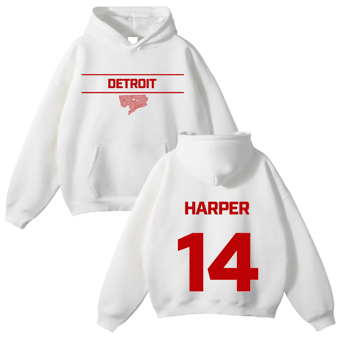 Harper Bolden Oversize Fleeced Hoodie