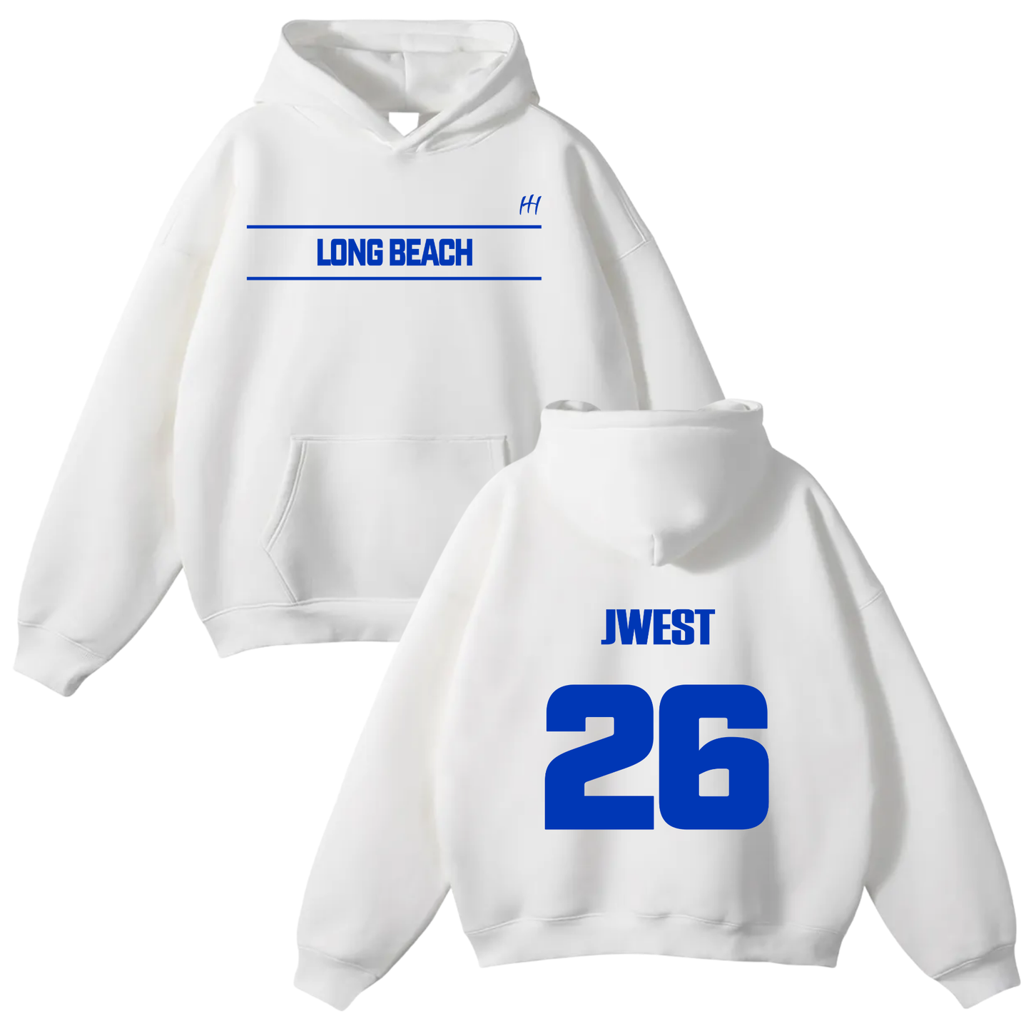 Jonathan Weston Jr Oversize Fleeced Hoodie