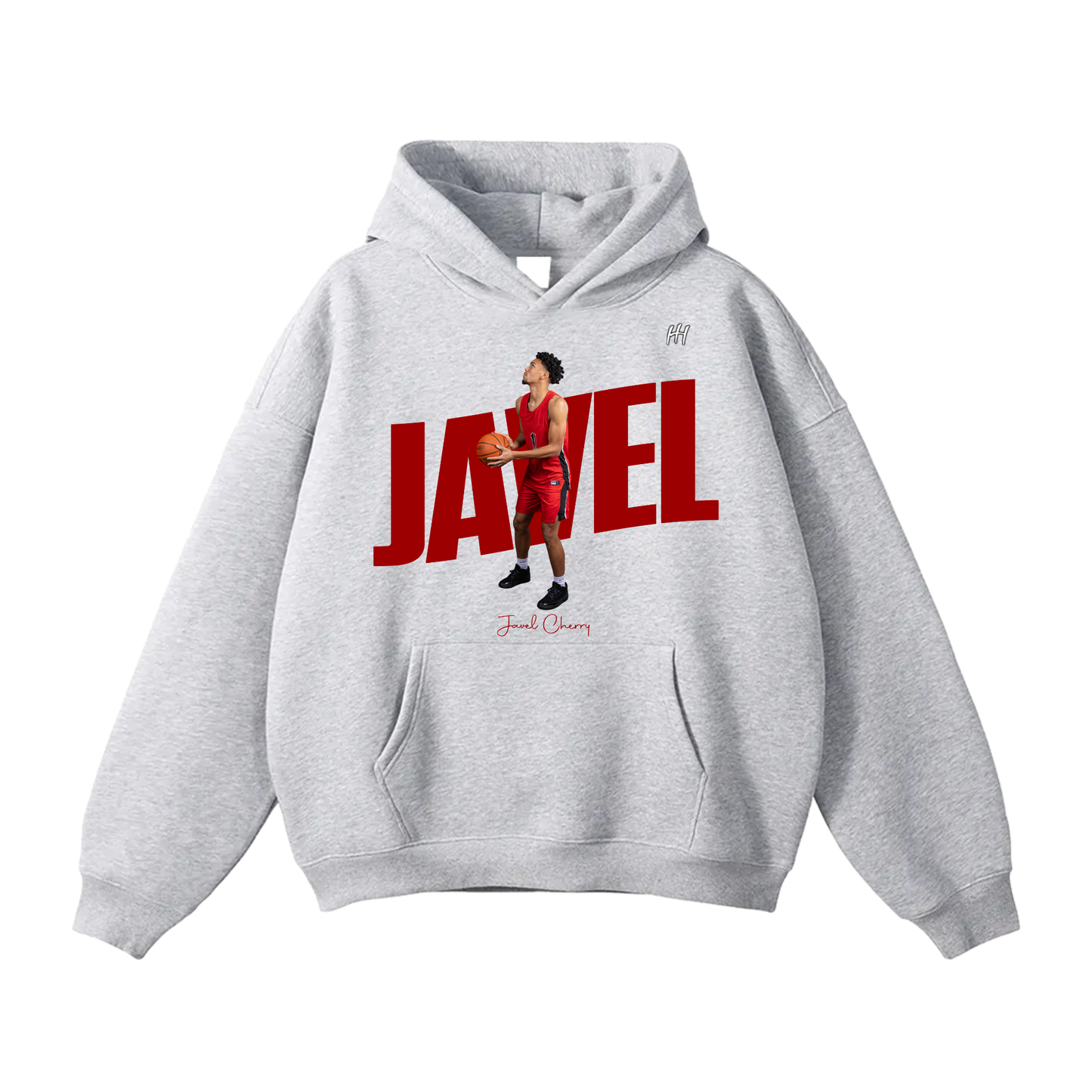 Javel Cherry Oversize Fleeced Hoodie