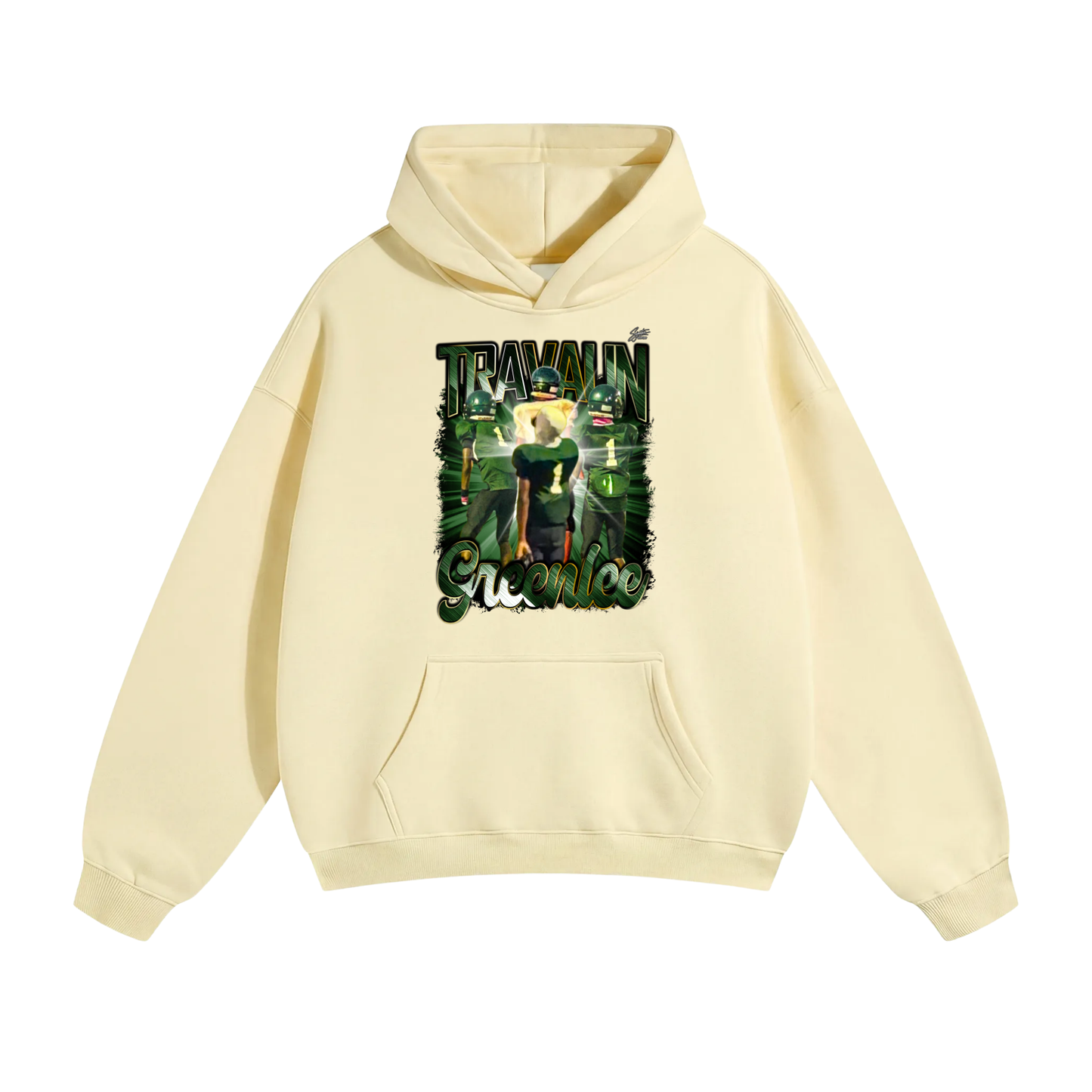 Travaun Greenlee Oversize Fleeced Hoodie