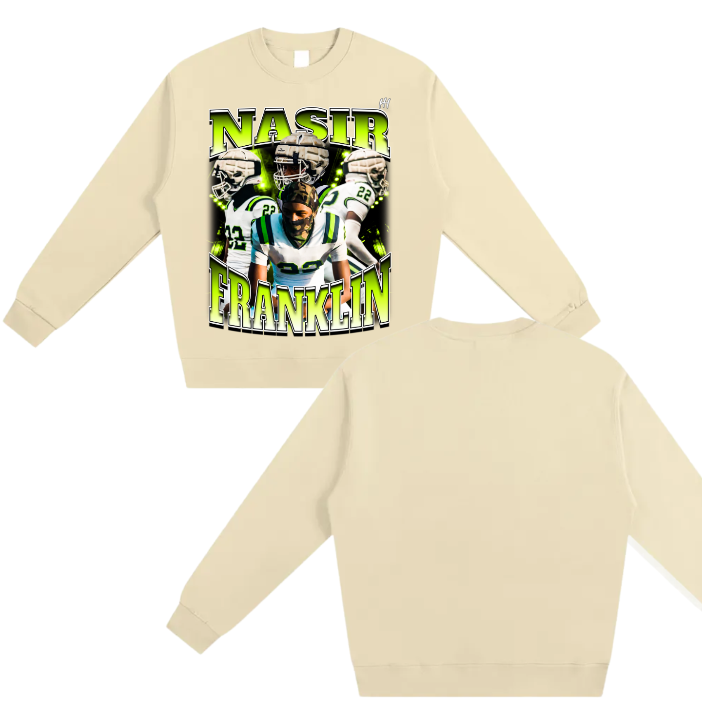 Nasir Franklin Heavyweight Crewneck Sweatshirt