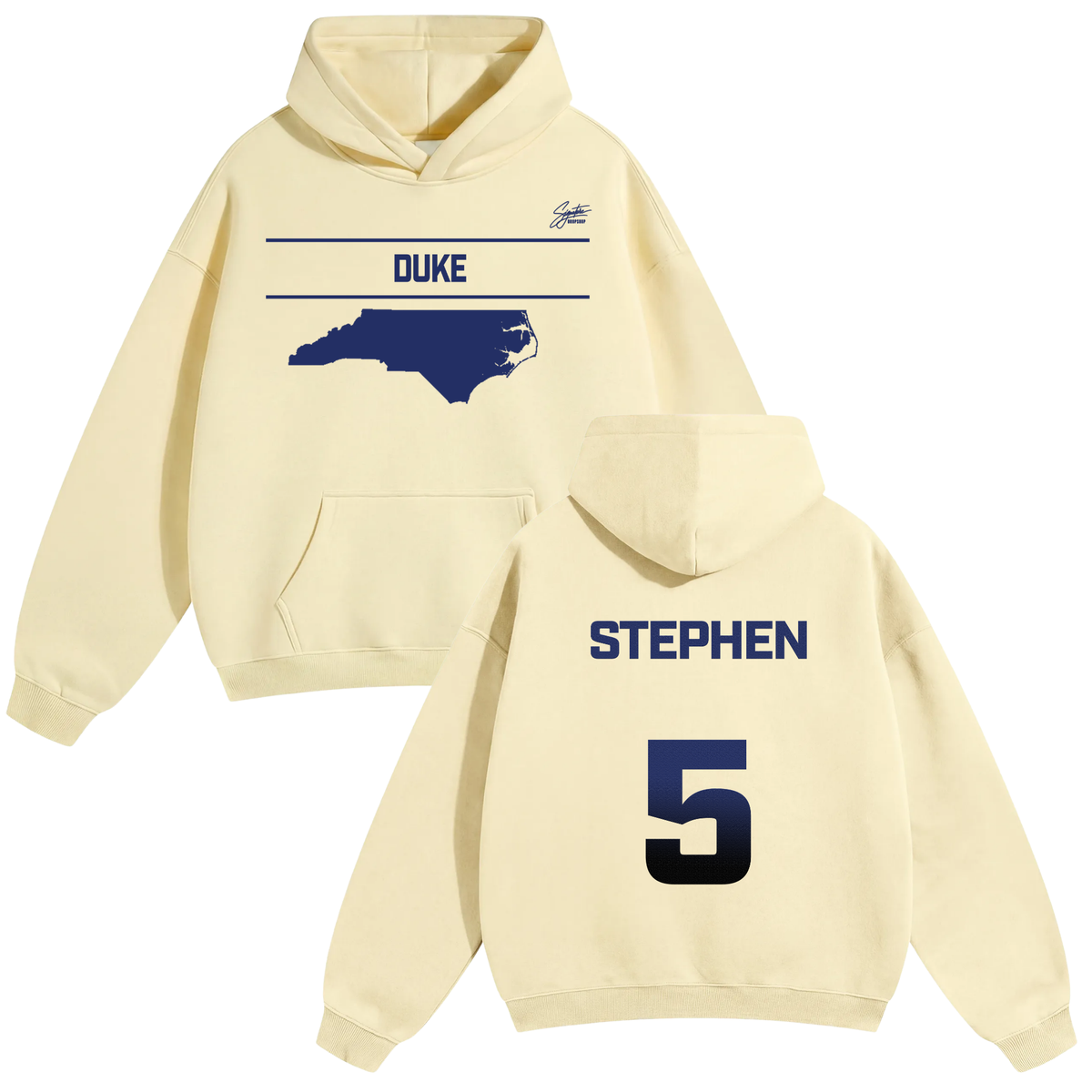 Stephen Pitts lll Oversize Fleeced Hoodie