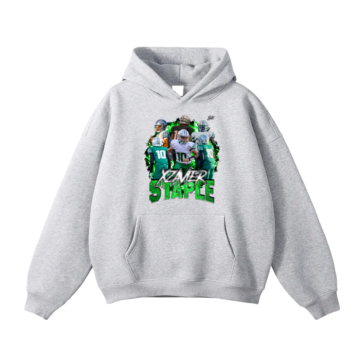 Xzavier Staple Oversize Fleeced Hoodie