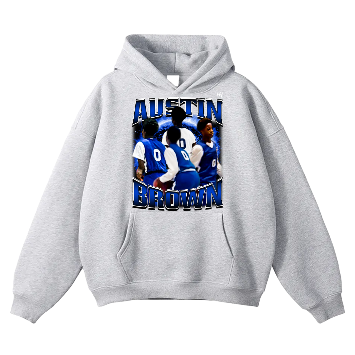Austin Brown Oversize Fleeced Hoodie