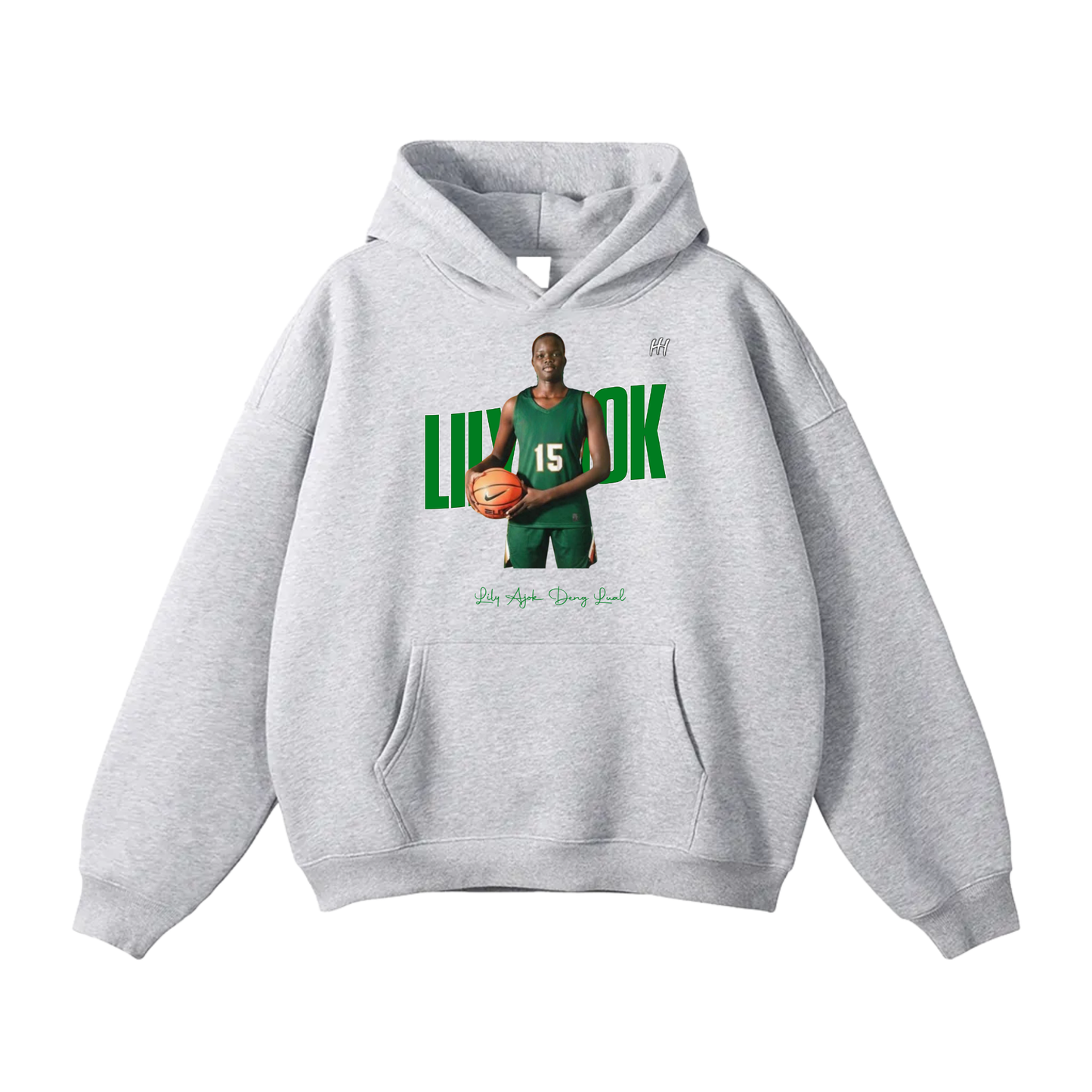 Lily Ajok Deng Lual Oversize Fleeced Hoodie