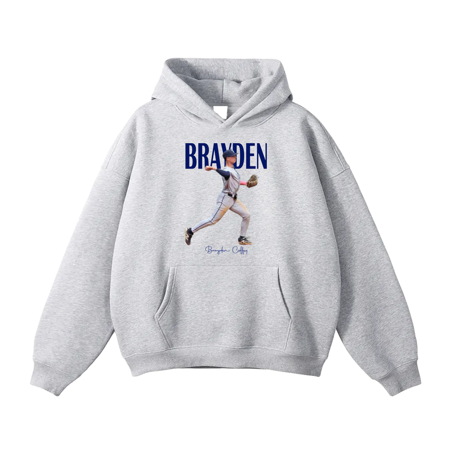 Brayden Coffey Oversize Fleeced Hoodie