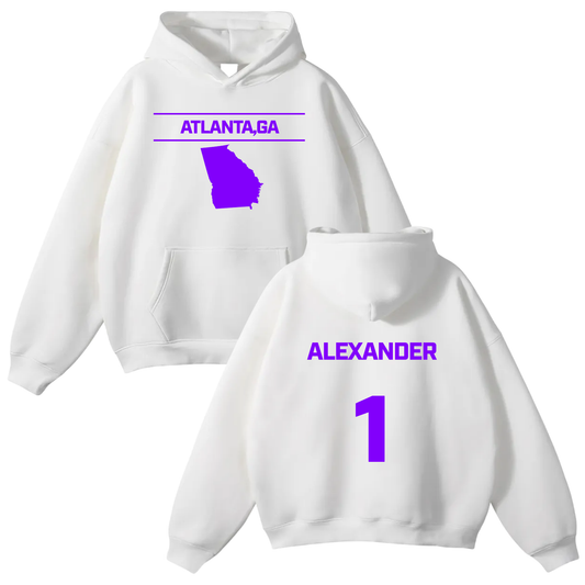 Jaylan Alexander Oversize Fleeced Hoodie