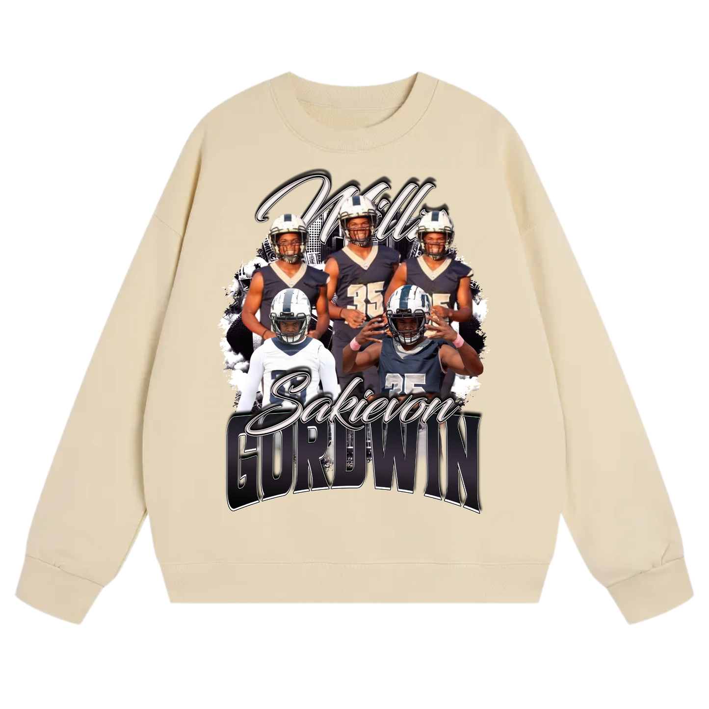 Sakievon Gordwin Heavyweight Crewneck Sweatshirt