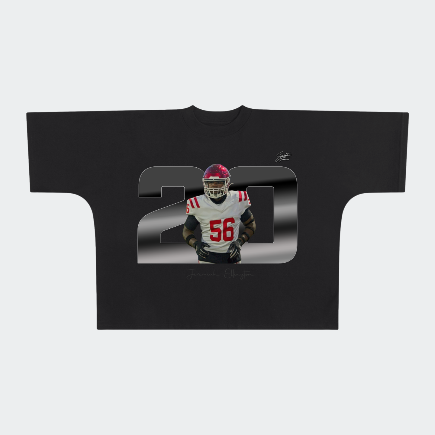 Jeremiah Ellington Premium Drop Shoulder/Boxy Tee