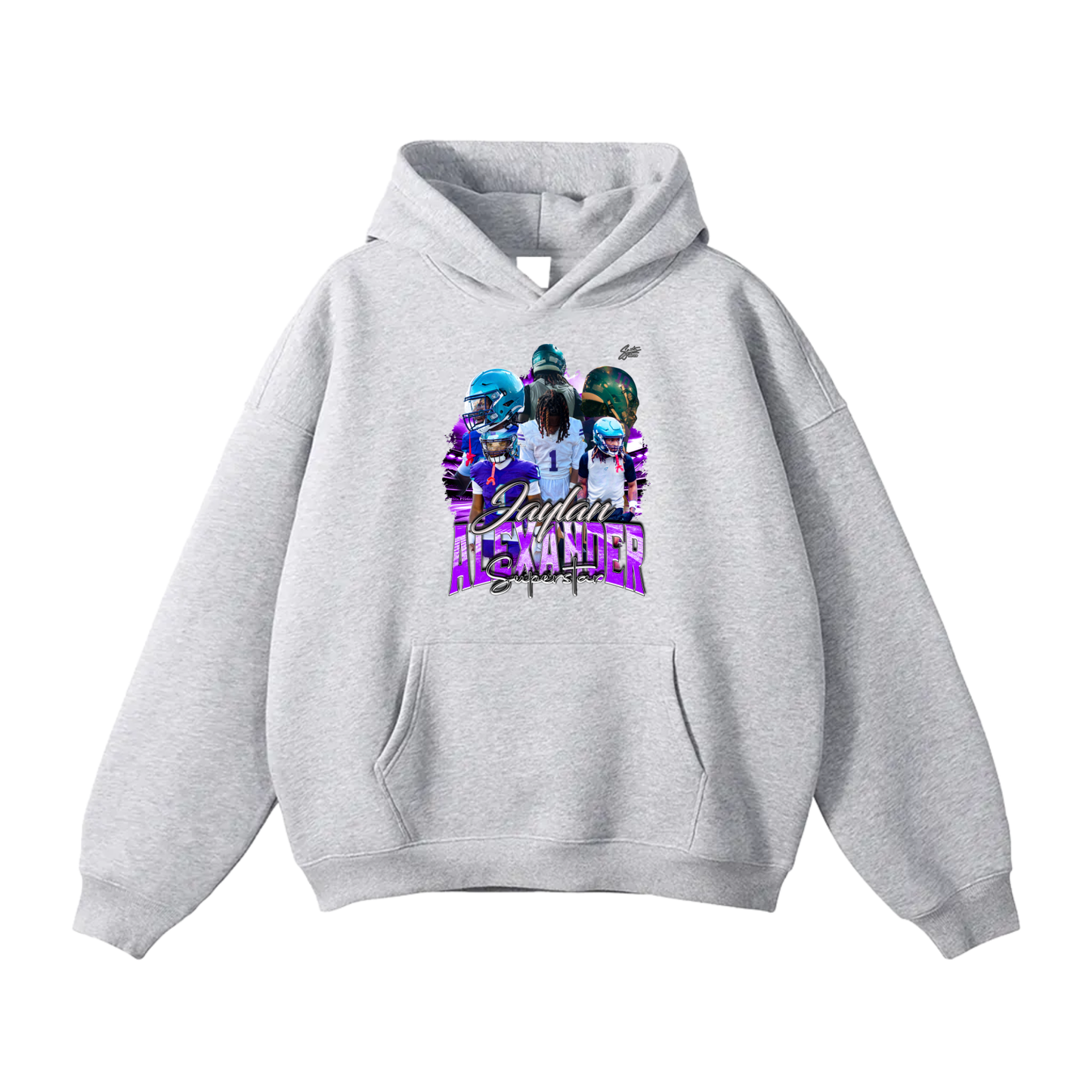 Jaylan Alexander Oversize Fleeced Hoodie