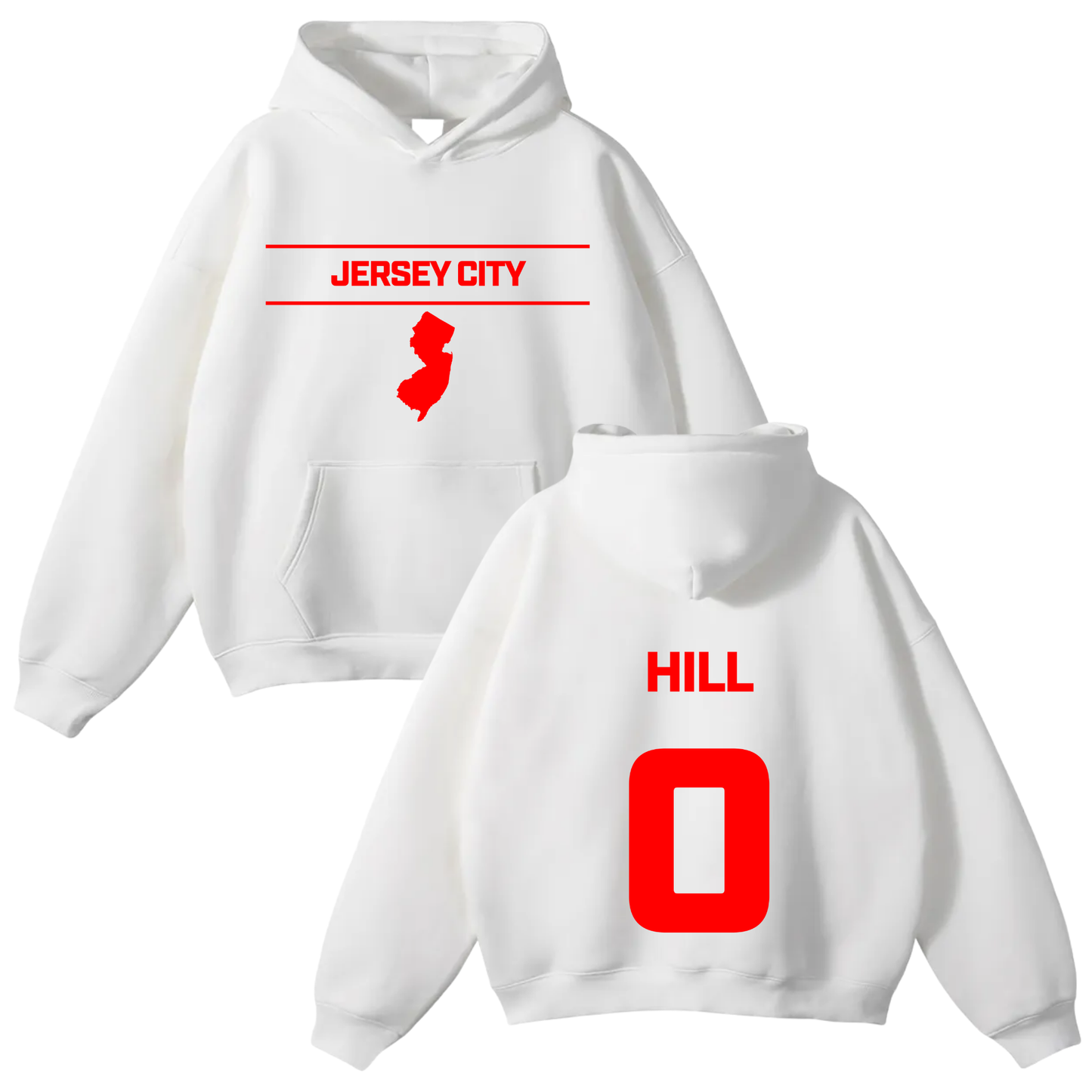 Xaidyn Hill Oversize Fleeced Hoodie