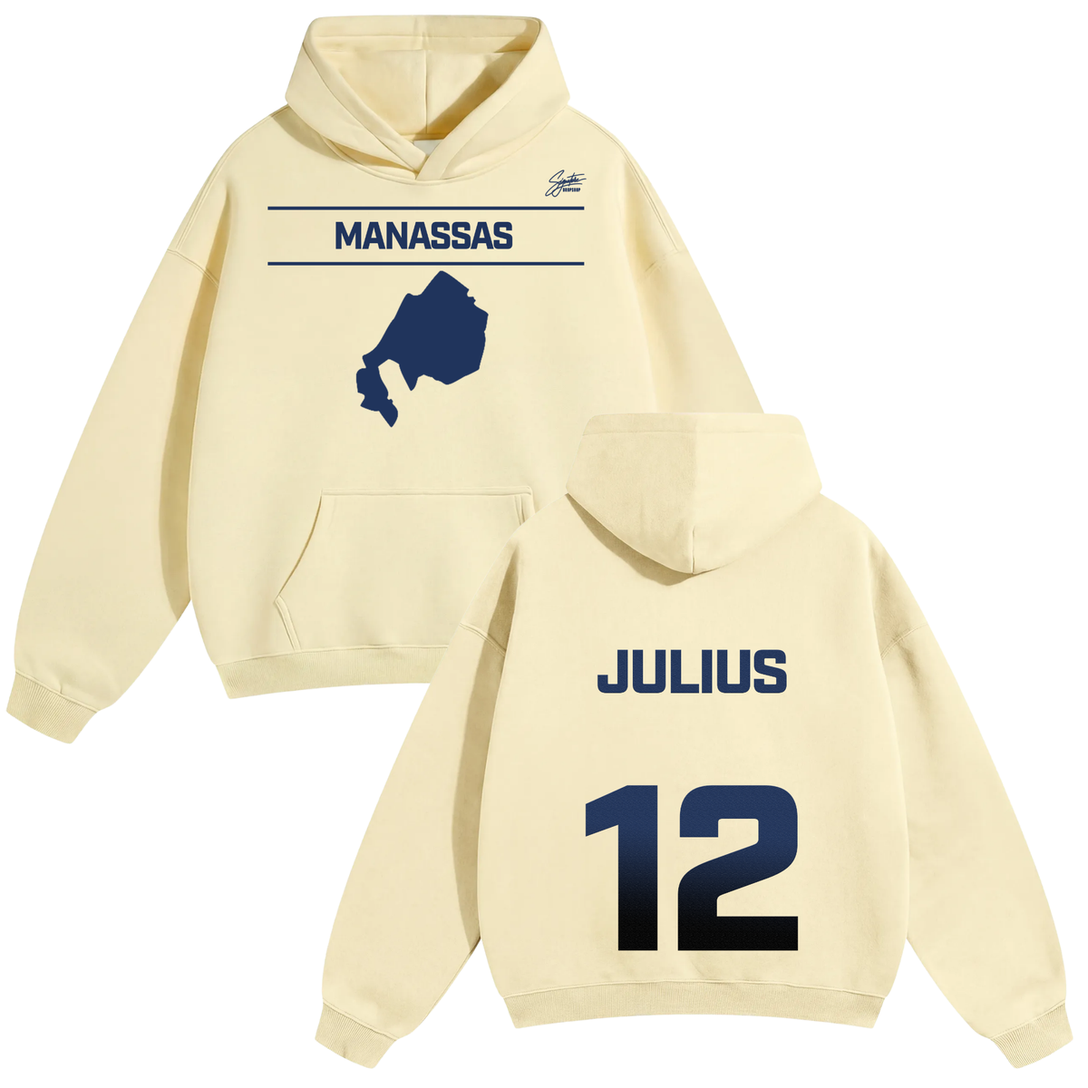 Julius Quinn Oversize Fleeced Hoodie