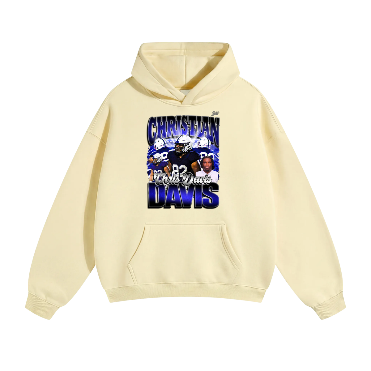 Christian Davis Oversize Fleeced Hoodie
