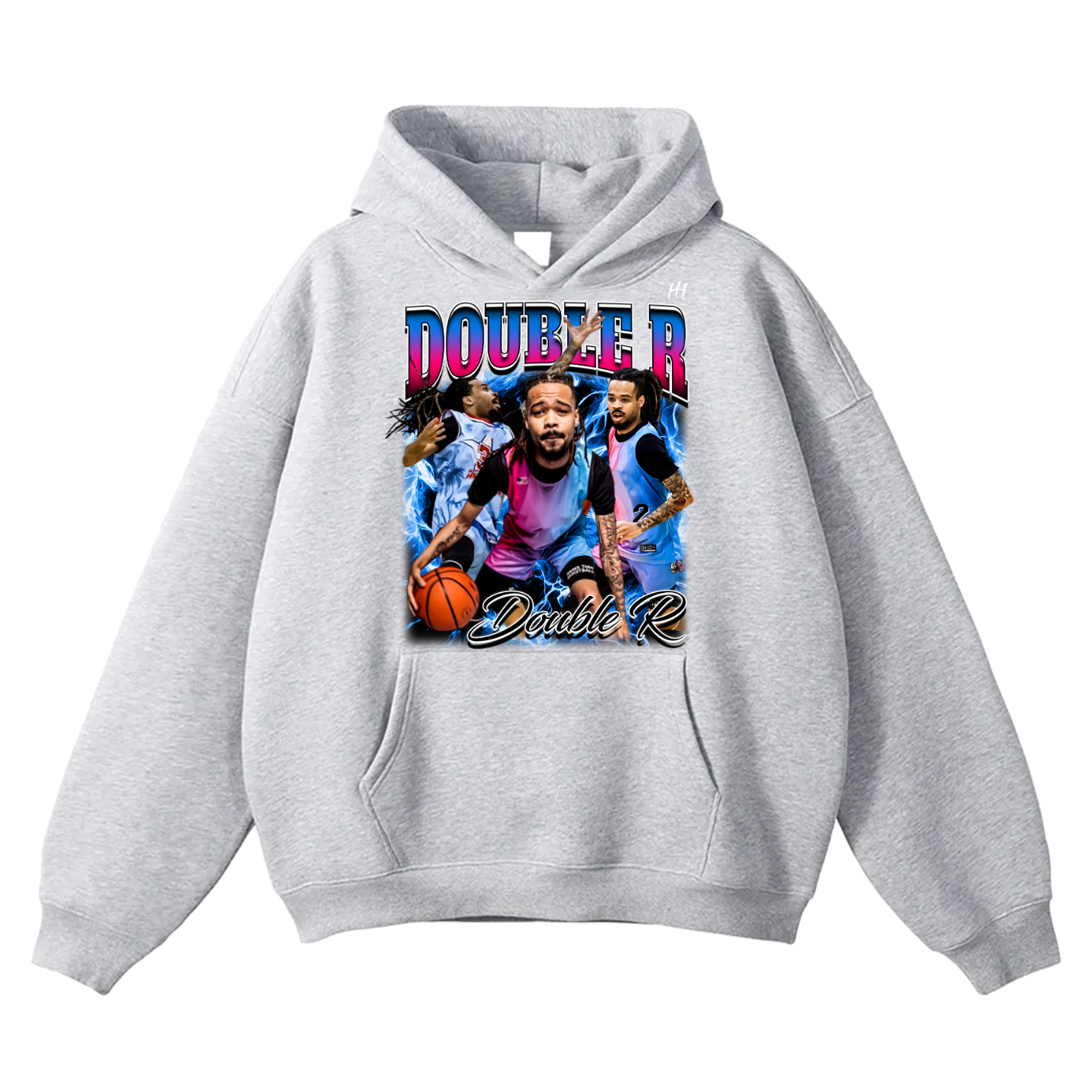 Double R Oversize Fleeced Hoodie