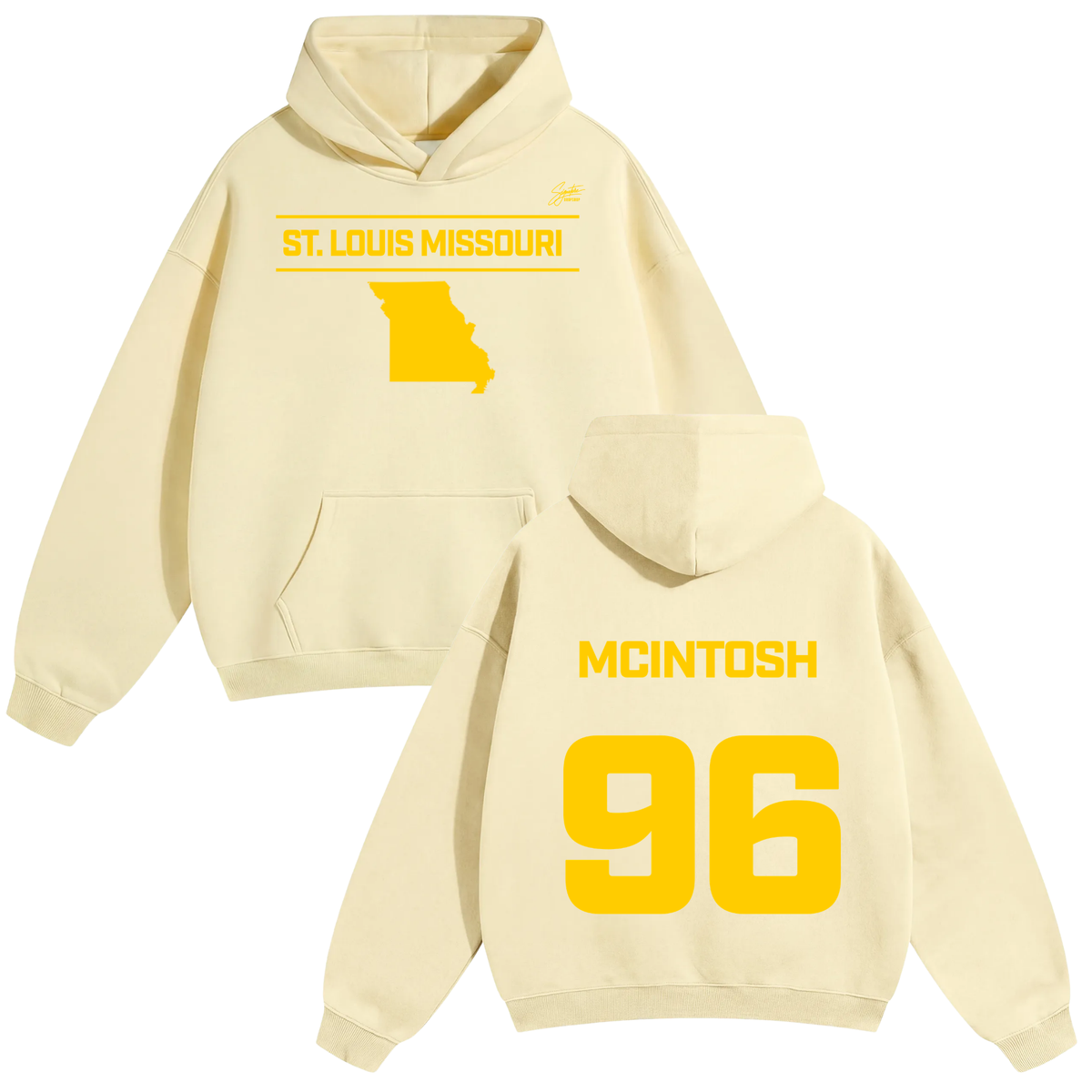 Cornell McIntosh Oversize Fleeced Hoodie