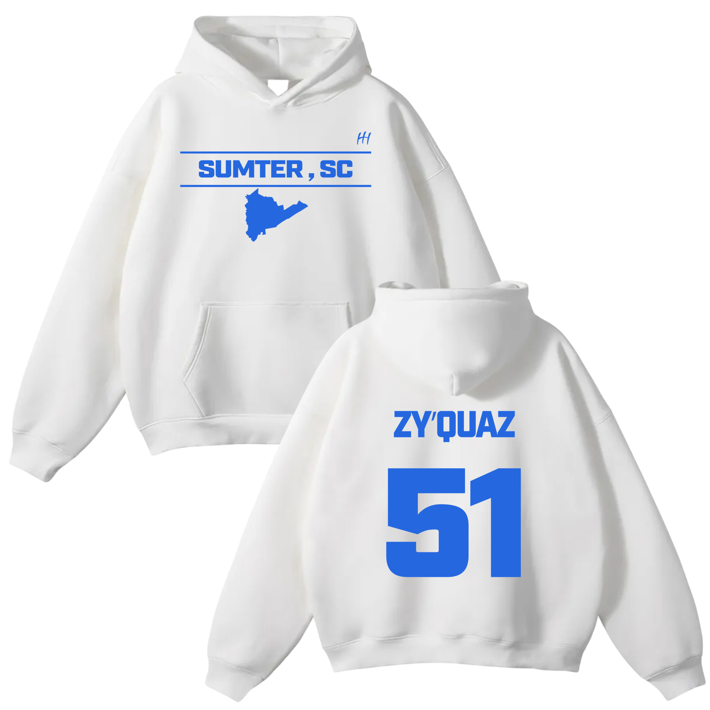 Zy'quaz Kelley Oversize Fleeced Hoodie